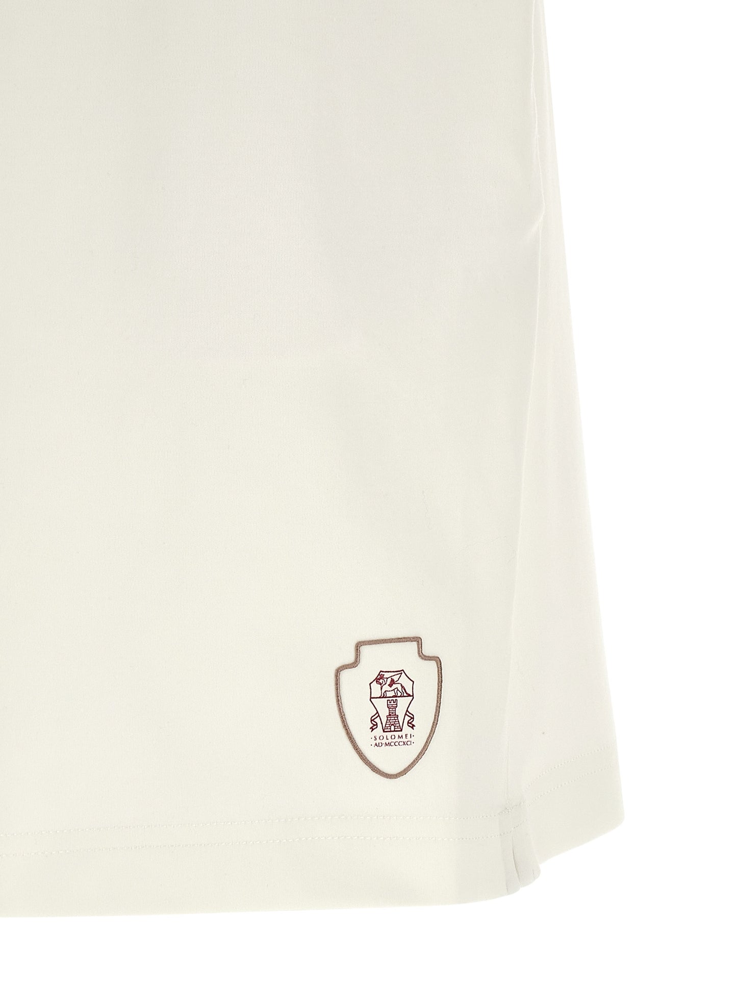 Brunello Cucinelli Men's Cotton Bermuda Shorts - White