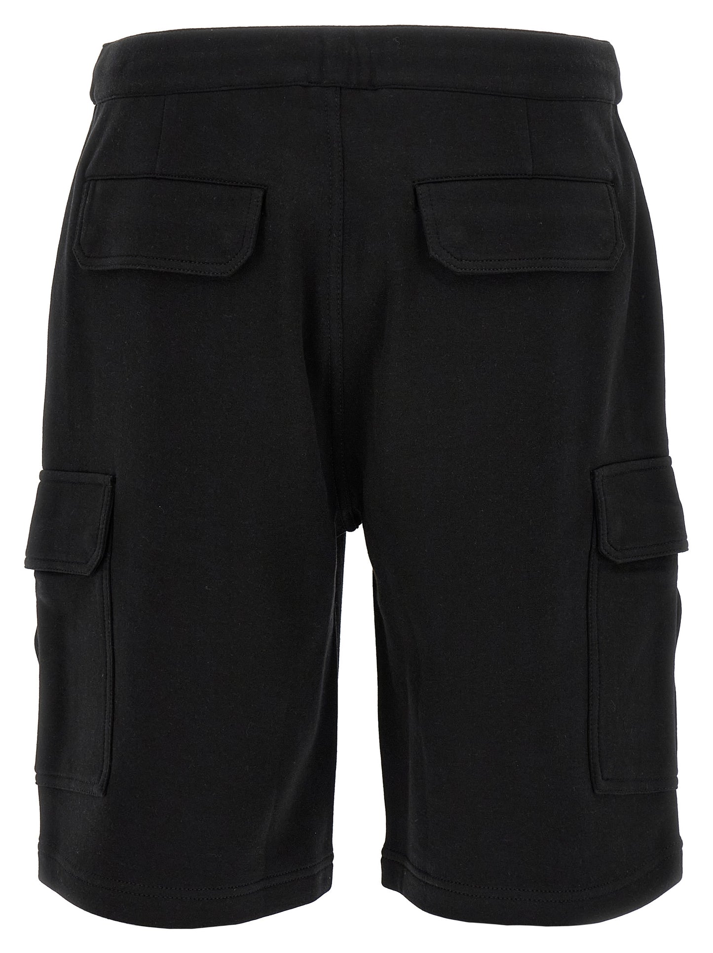Brunello Cucinelli Men's Silk Polyamide Cotton & Cashmere Bermuda Shorts - Black