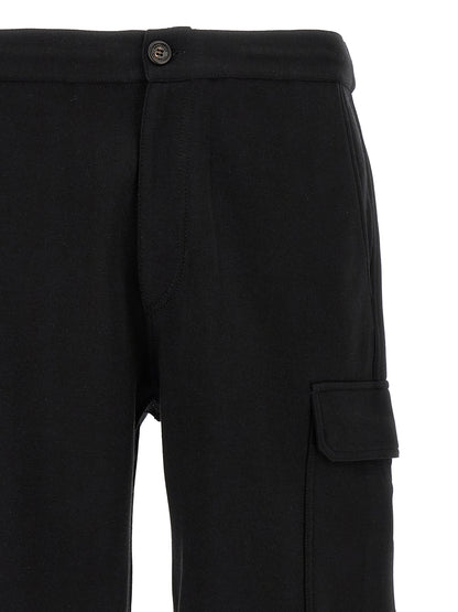 Brunello Cucinelli Men's Silk Polyamide Cotton & Cashmere Bermuda Shorts - Black