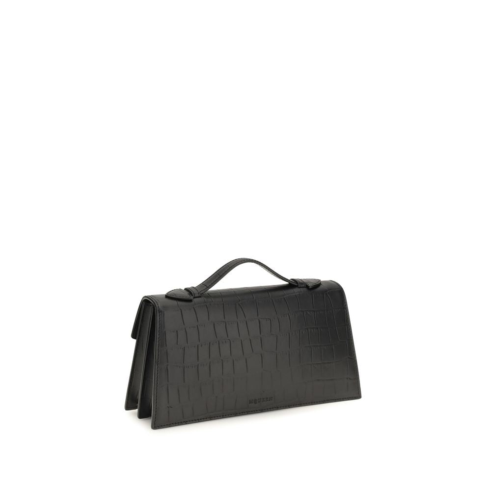Shoulder Bag by Alexander McQueen for women in bos taurus leather black & silver features a distinguished silhouette, showcasing a secure magnetic and distinguished built-in-compartments & cardholder with versatile shoulder-strap for a distinguished finish.