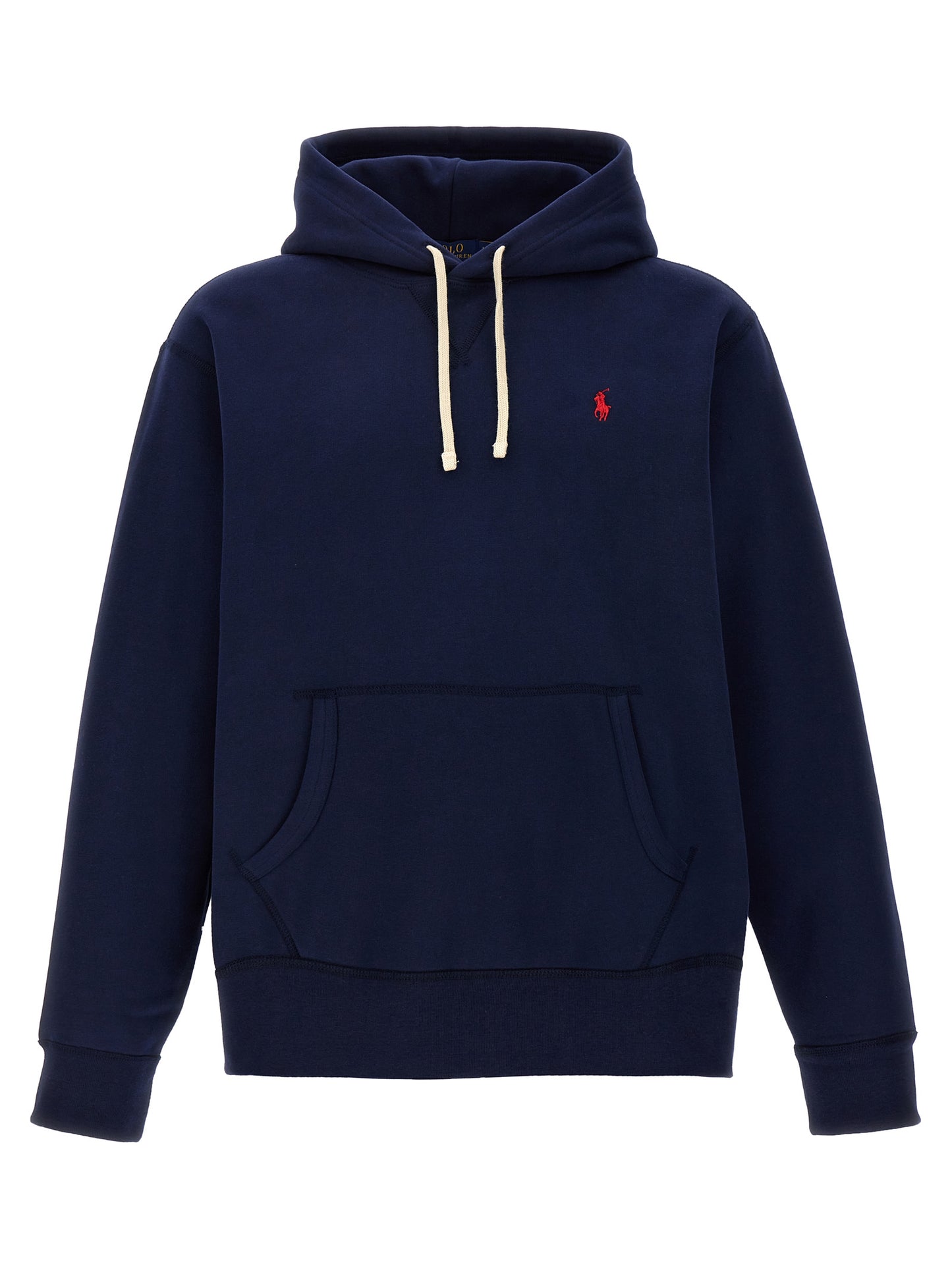 Sweatshirt by Polo Ralph Lauren for men in cotton blue features an provocated silhouette, detailed with a provocated and a refined for a sophisticated aesthetic.