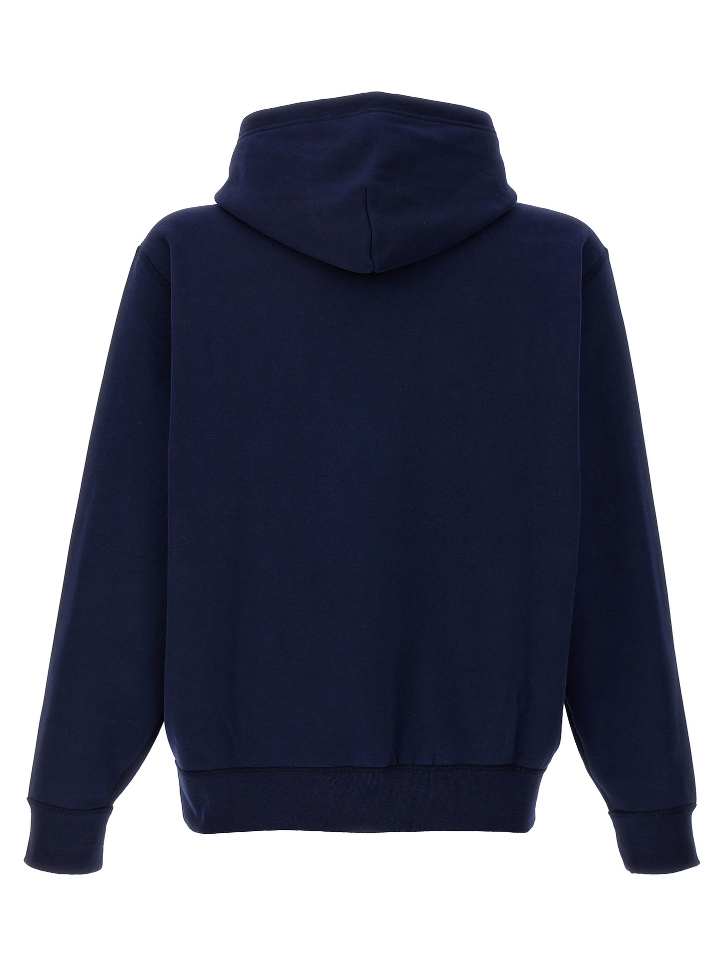 Sweatshirt by Polo Ralph Lauren for men in cotton blue showcases a slouchy chic silhouette, artfully detailed with a slouchy chic and for a slouchy chic finish.