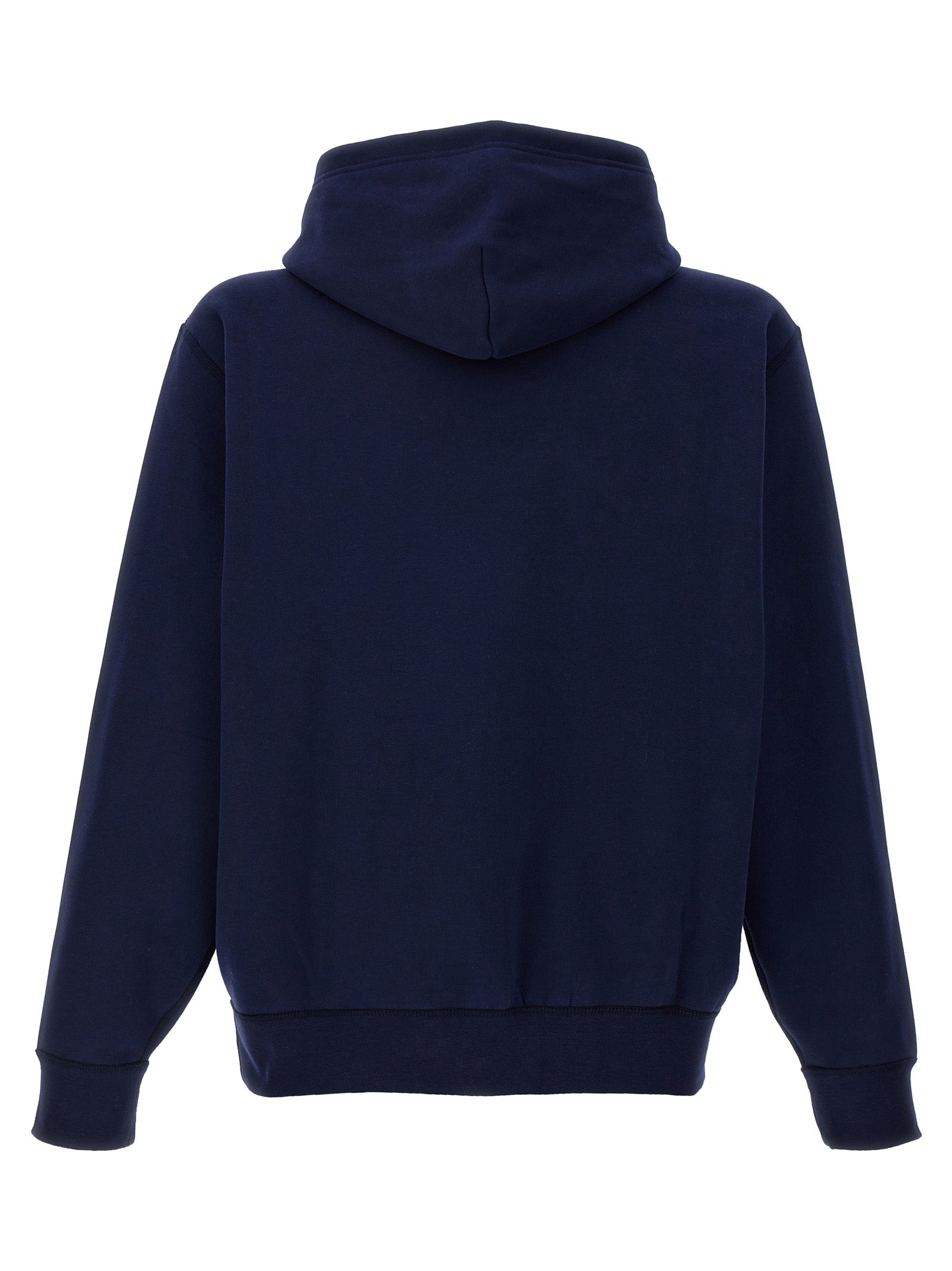 Sweatshirt by Polo Ralph Lauren for men in cotton blue showcases a slouchy chic silhouette, artfully detailed with a slouchy chic and for a slouchy chic finish.