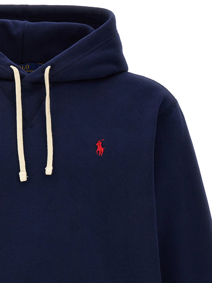 Sweatshirt by Polo Ralph Lauren for men in cotton blue features an exquisite silhouette, showcasing and details for a exquisite look.
