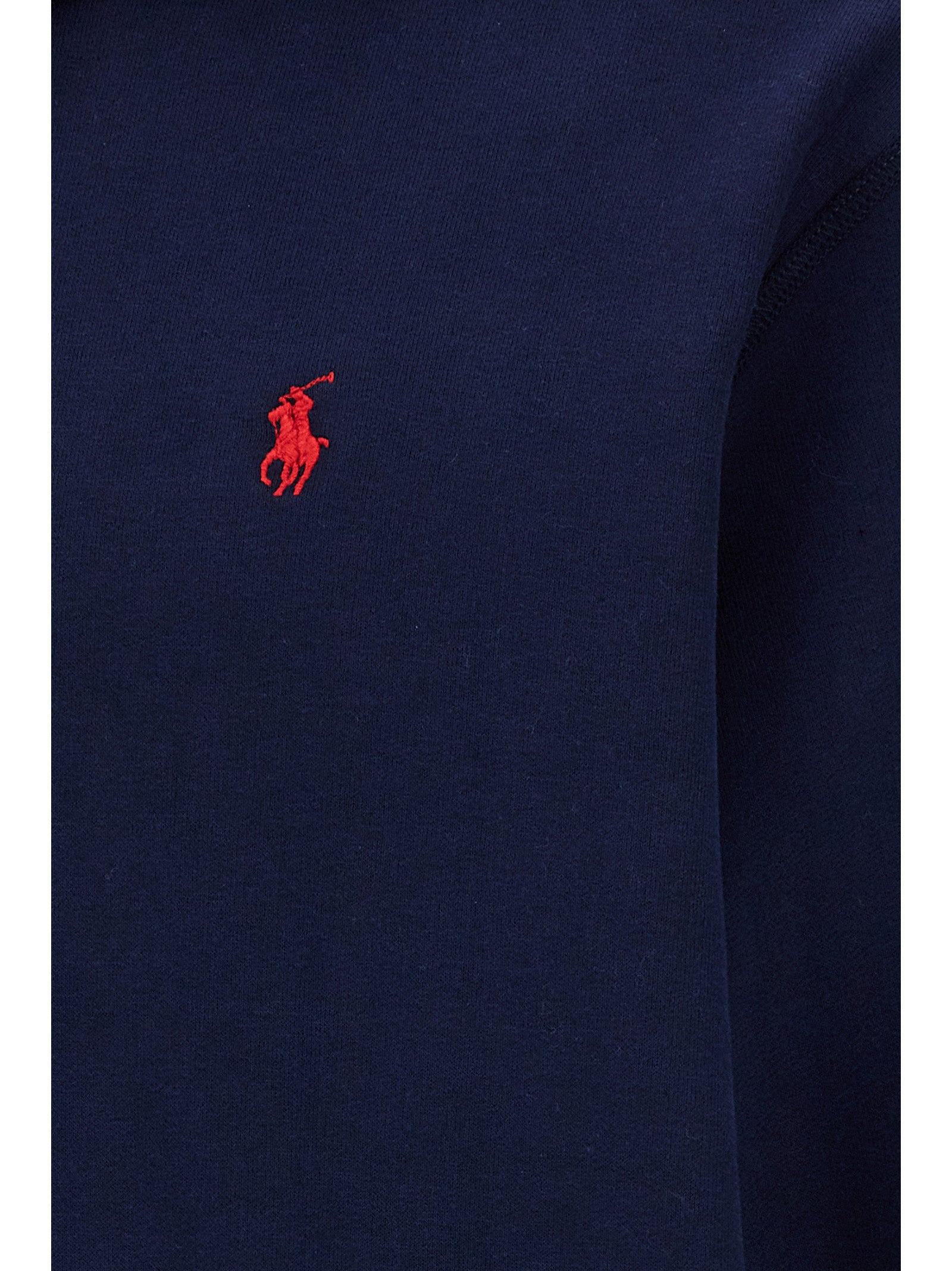 Sweatshirt by Polo Ralph Lauren for men in cotton blue features a unrivaled silhouette with a refined and unrivaled detailing for a sophisticated look.