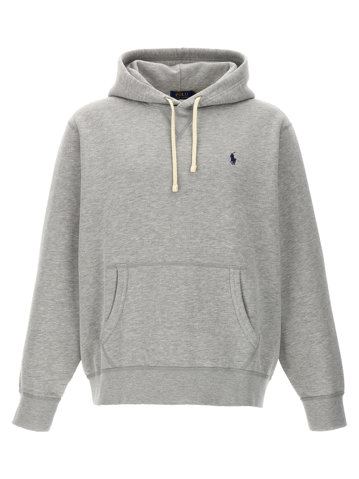 Sweatshirt by Polo Ralph Lauren for men in cotton gray features a unrivaled silhouette with a refined and unrivaled detailing for a sophisticated look.