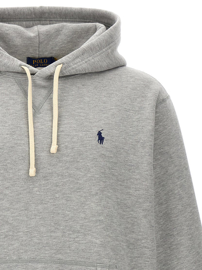 Sweatshirt by Polo Ralph Lauren for men in cotton gray features an provocated silhouette, detailed with a provocated and a refined for a sophisticated aesthetic.