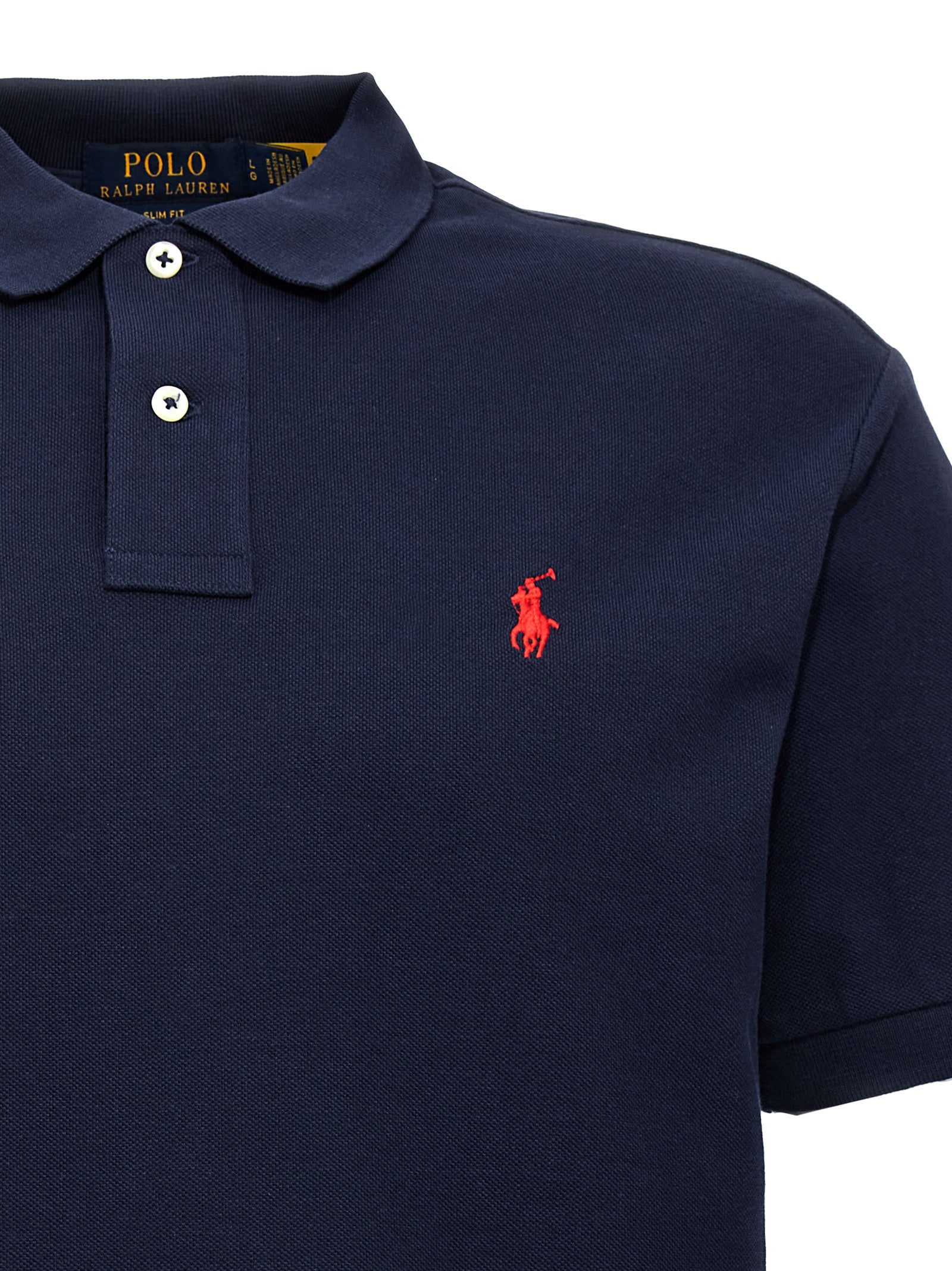This Polo Shirt by Polo Ralph Lauren for men in cotton blue presents a flawless silhouette, showcasing flawless detailing and a refined for a truly flawless aesthetic.