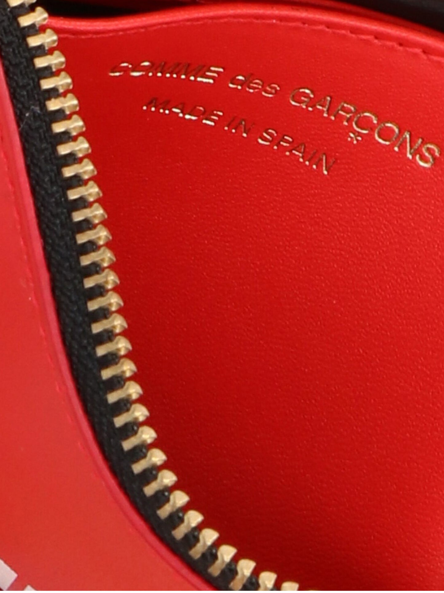 Cardholder Card Case by Comme Des Garçons for women in leather multicolor & red features a polished Huge Logo Leather Cardholder Card Case design with polished card-organization.