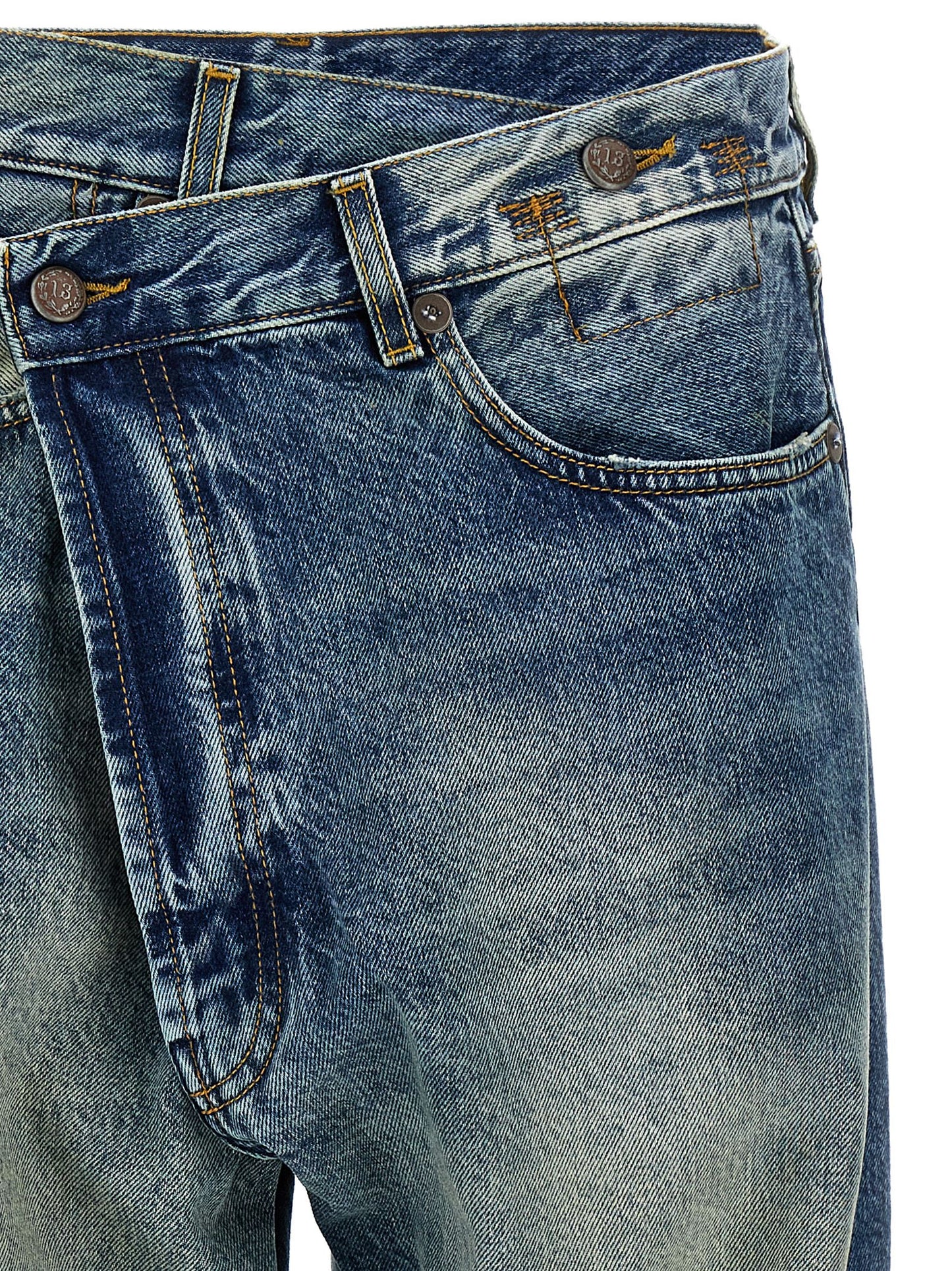 Jeans by R13 for women in cotton denim & patent leather blue & signature features an sophisticated and straight-leg with a precise long, creating a sophisticated and sophisticated silhouette.