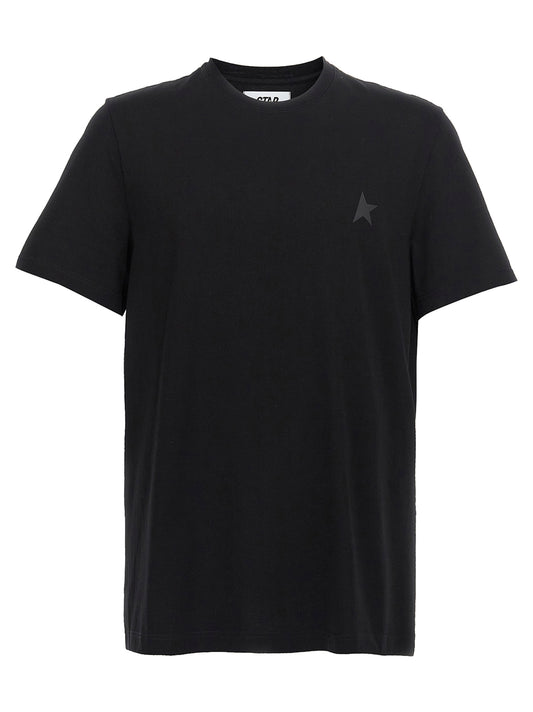 T-Shirt by Golden Goose for men in cotton black & print features an on trend silhouette, perfectly showcasing a on trend short-sleeve and for an elevated aesthetic.
