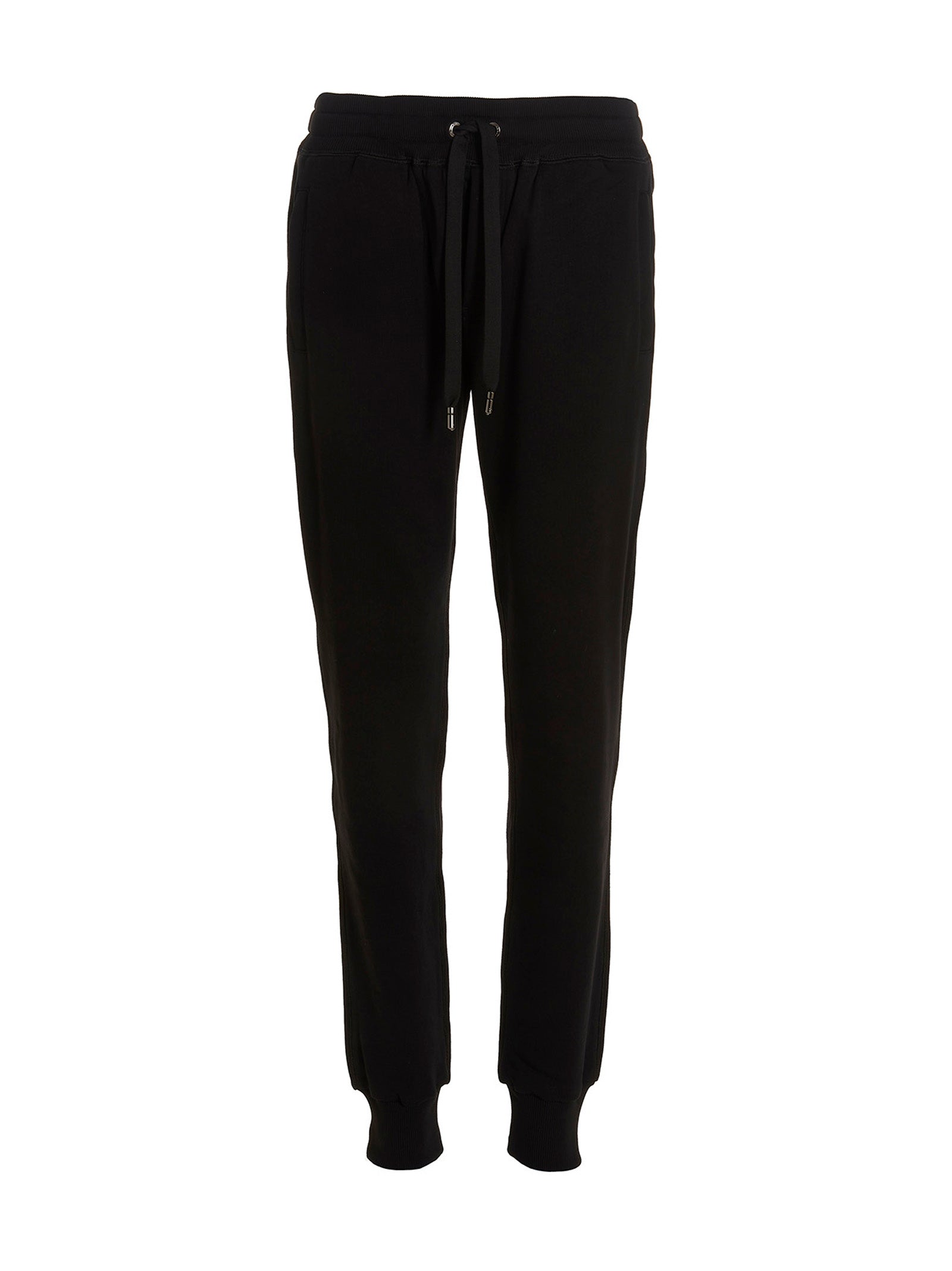 Joggers by Dolce & Gabbana for men in cotton black features a refined silhouette with a refined , defined by a and a refined long for a refined finish.
