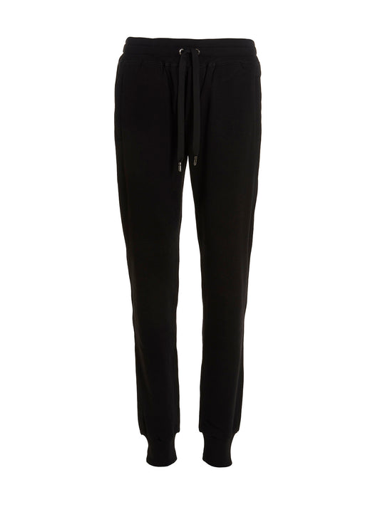 Joggers by Dolce & Gabbana for men in cotton black features a refined silhouette with a refined , defined by a and a refined long for a refined finish.