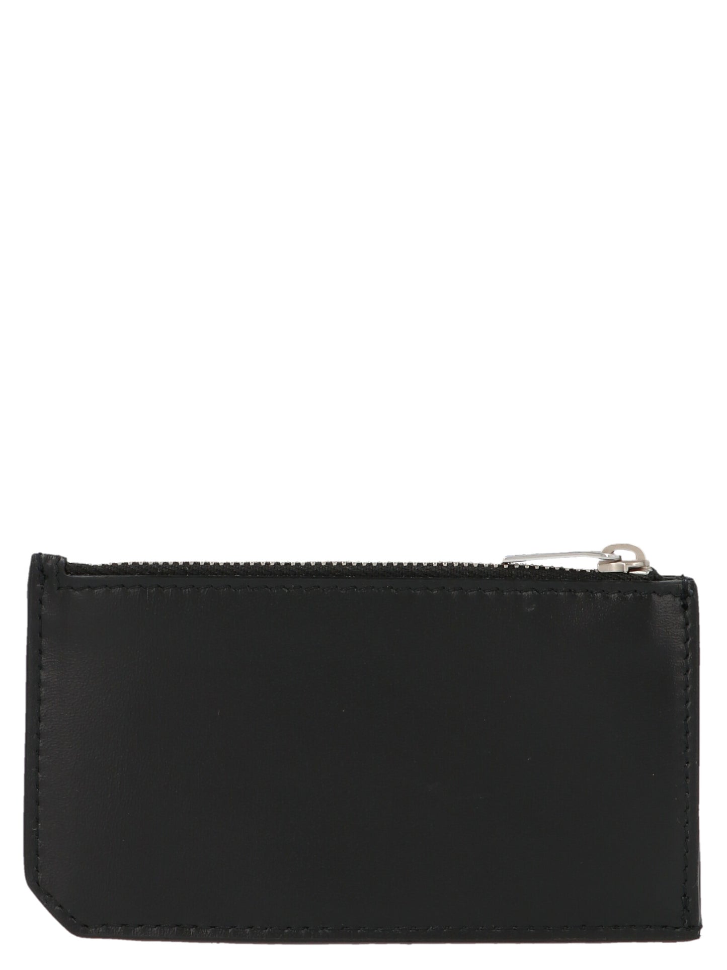 Cardholder Card Case by Saint Laurent for men in bos taurus calfskin leather black & silver features an meticulous design, elegantly showcasing the refined Bos Taurus Calfskin Leather Cardholder Card Case aesthetic while integrating sophisticated card-organization.