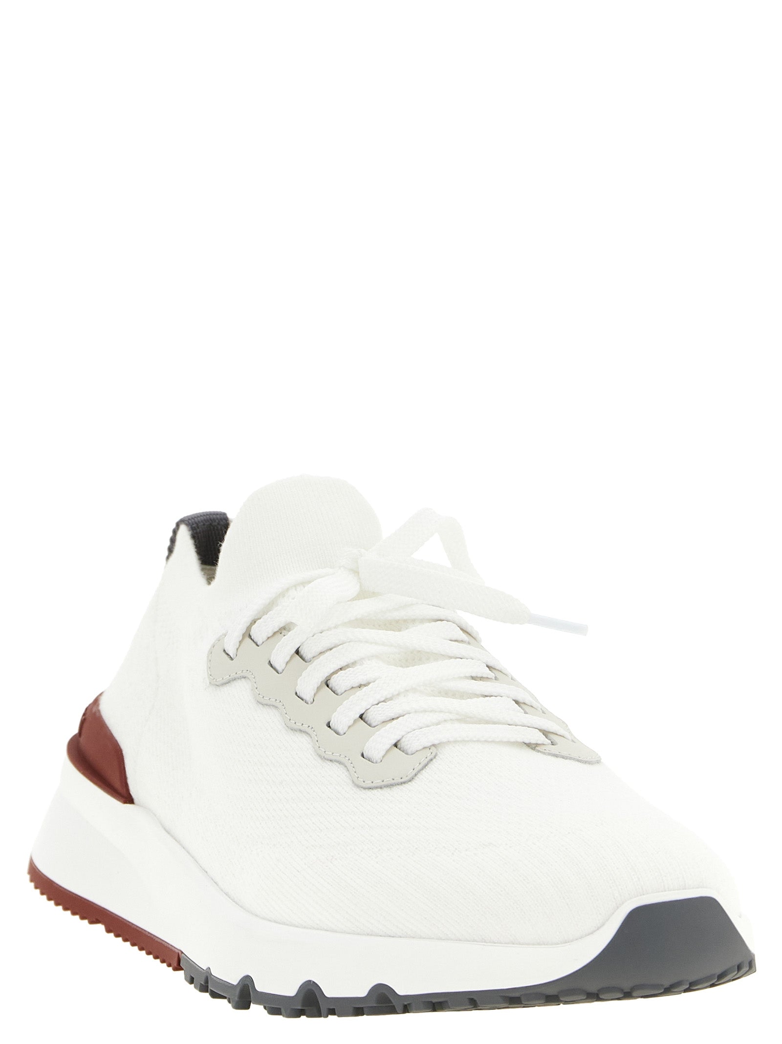 Athletic Sneakers Brunello Cucinelli men polyolefin polyethylene & wool white featuring a avant-garde Men's Sock Athletic Polyolefin Polyethylene & Wool Sneakers design with a avant-garde sock athletic style for a refined finish.