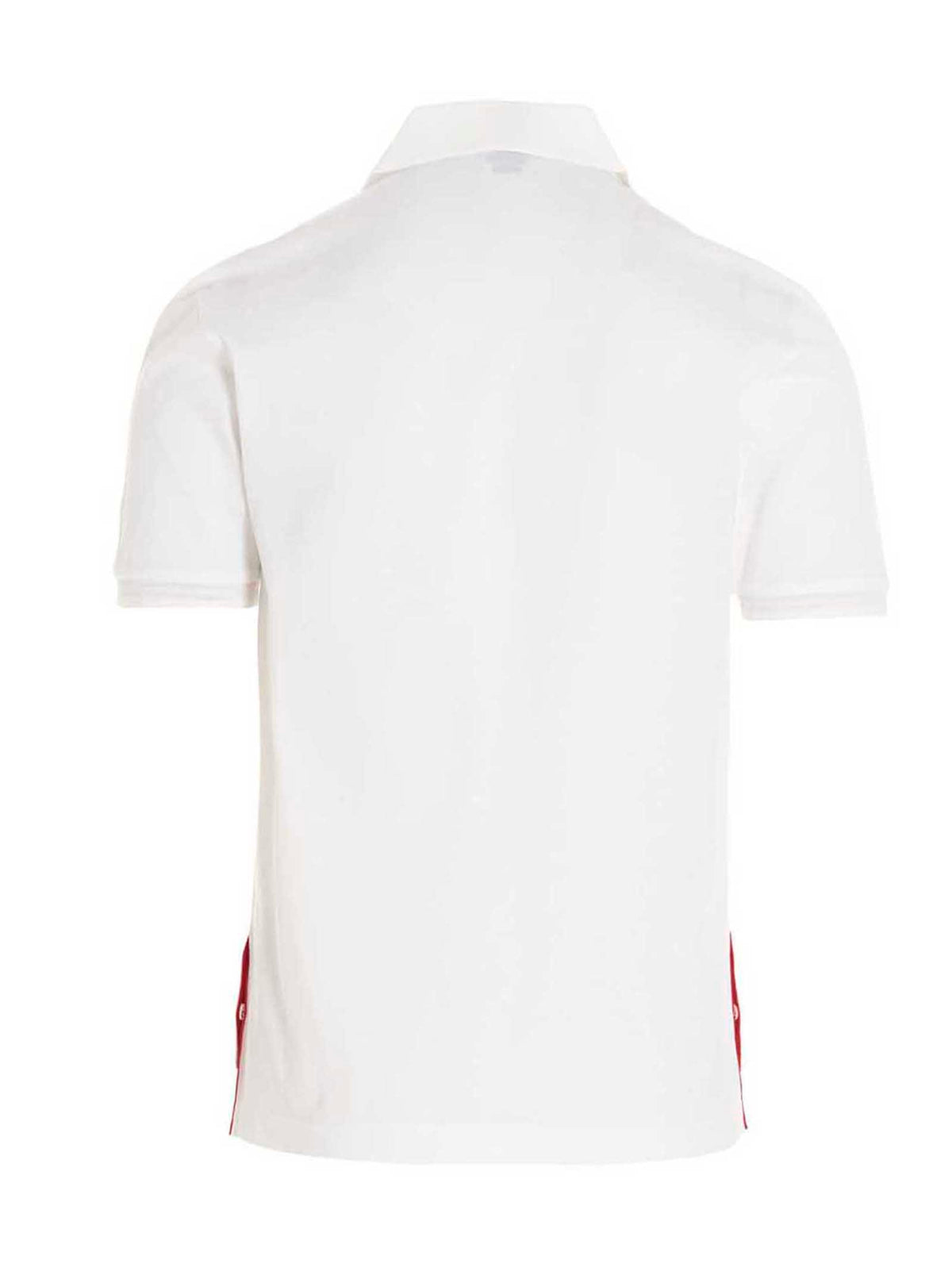 Thom Browne White Cotton Polo Shirt