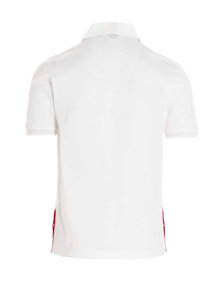 Thom Browne White Cotton Polo Shirt