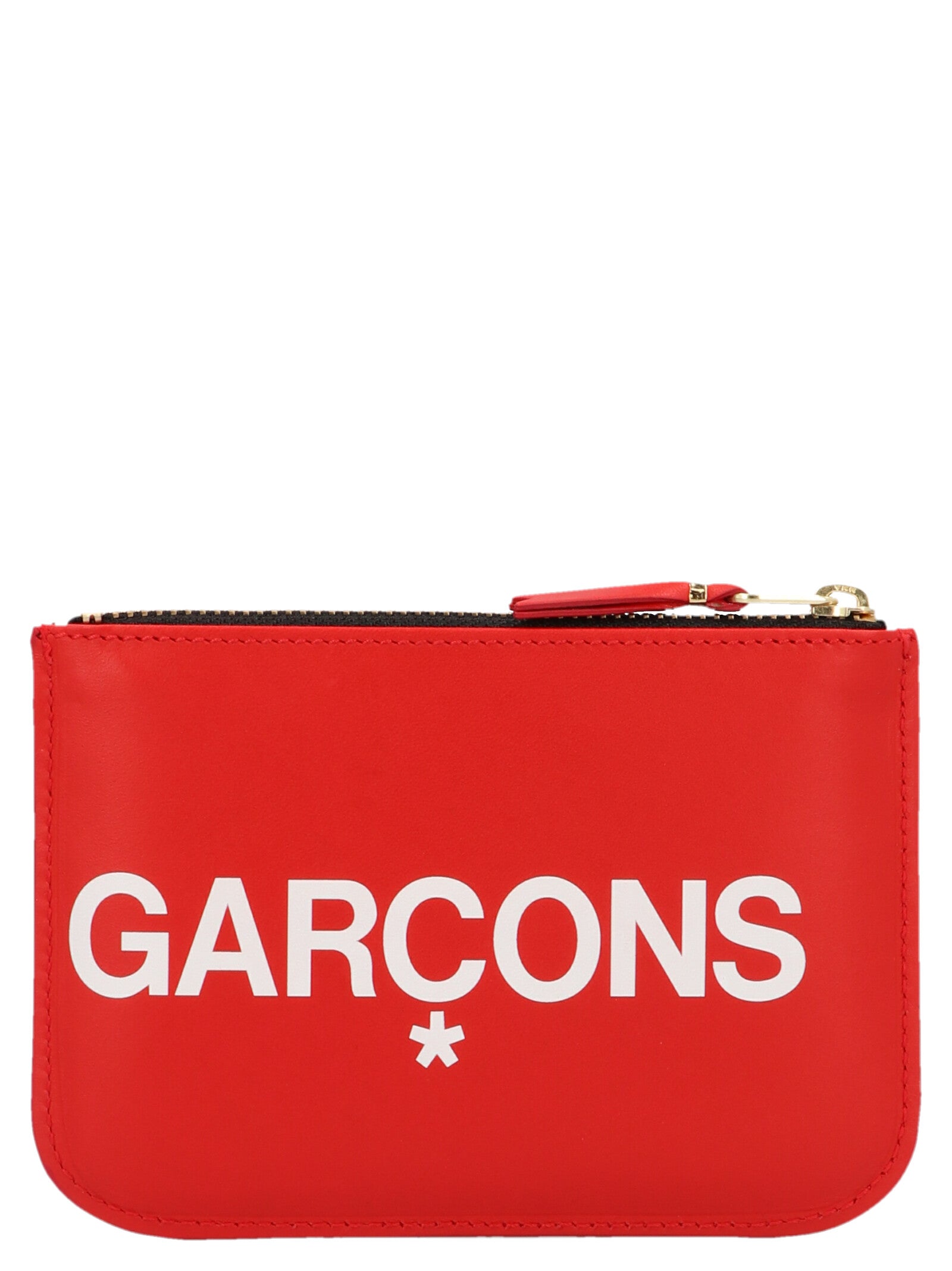 Cardholder Card Case by Comme Des Garçons for women in bos taurus calfskin leather multicolor, red & print features a polished Huge Logo Bos Taurus Calfskin Leather Cardholder Card Case design with polished card-organization.