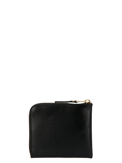 Comme Des Garçons Arecalf Calfskin Leather Wallet - Black