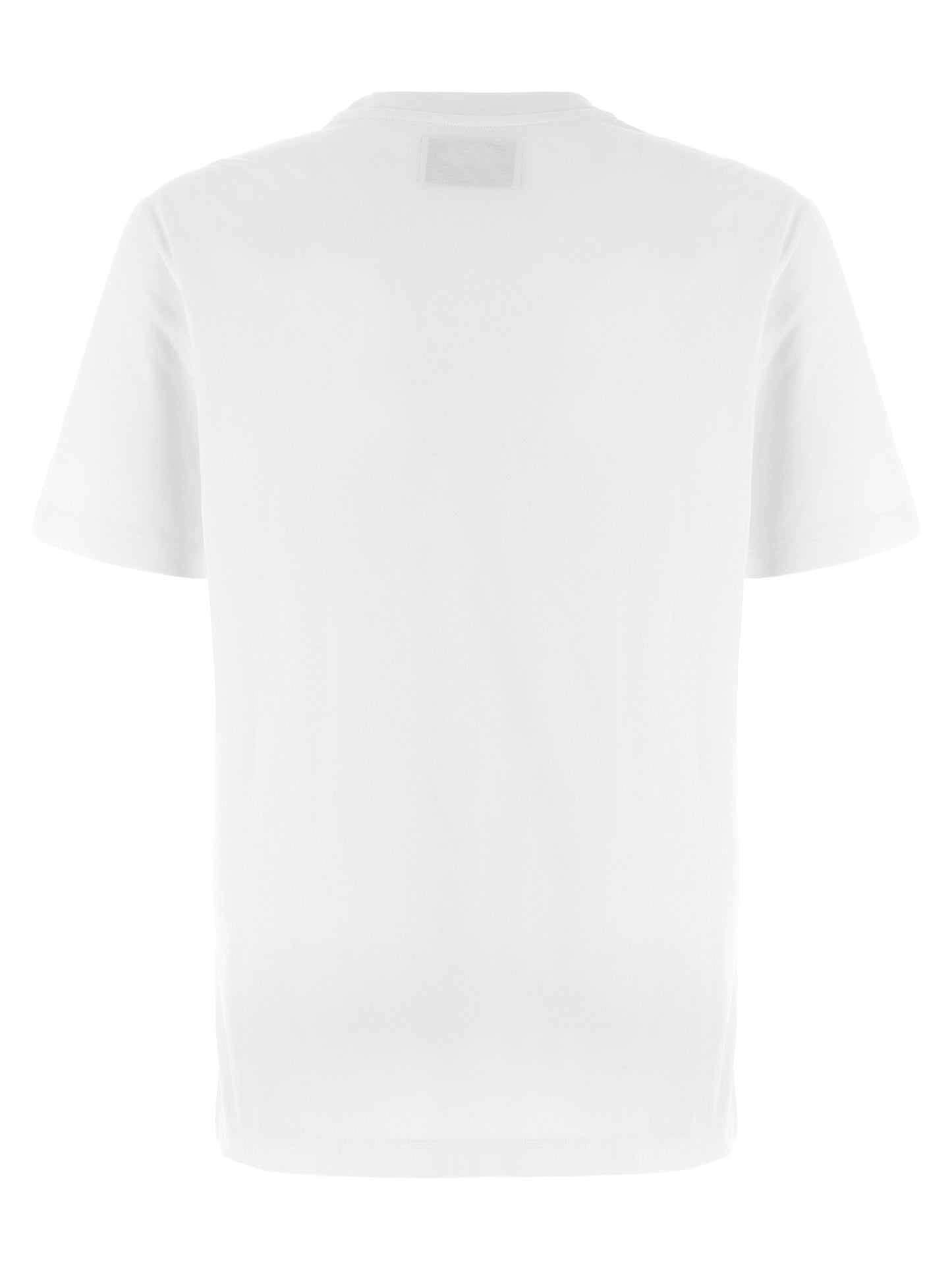 T-Shirt by Golden Goose for men in cotton bicolour, black, white & print showcases a unassuming silhouette, artfully detailed with a refined and unassuming for a sophisticated, contemporary look.