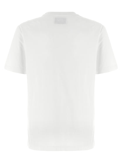 T-Shirt by Golden Goose for men in cotton bicolour, black, white & print showcases a unassuming silhouette, artfully detailed with a refined and unassuming for a sophisticated, contemporary look.