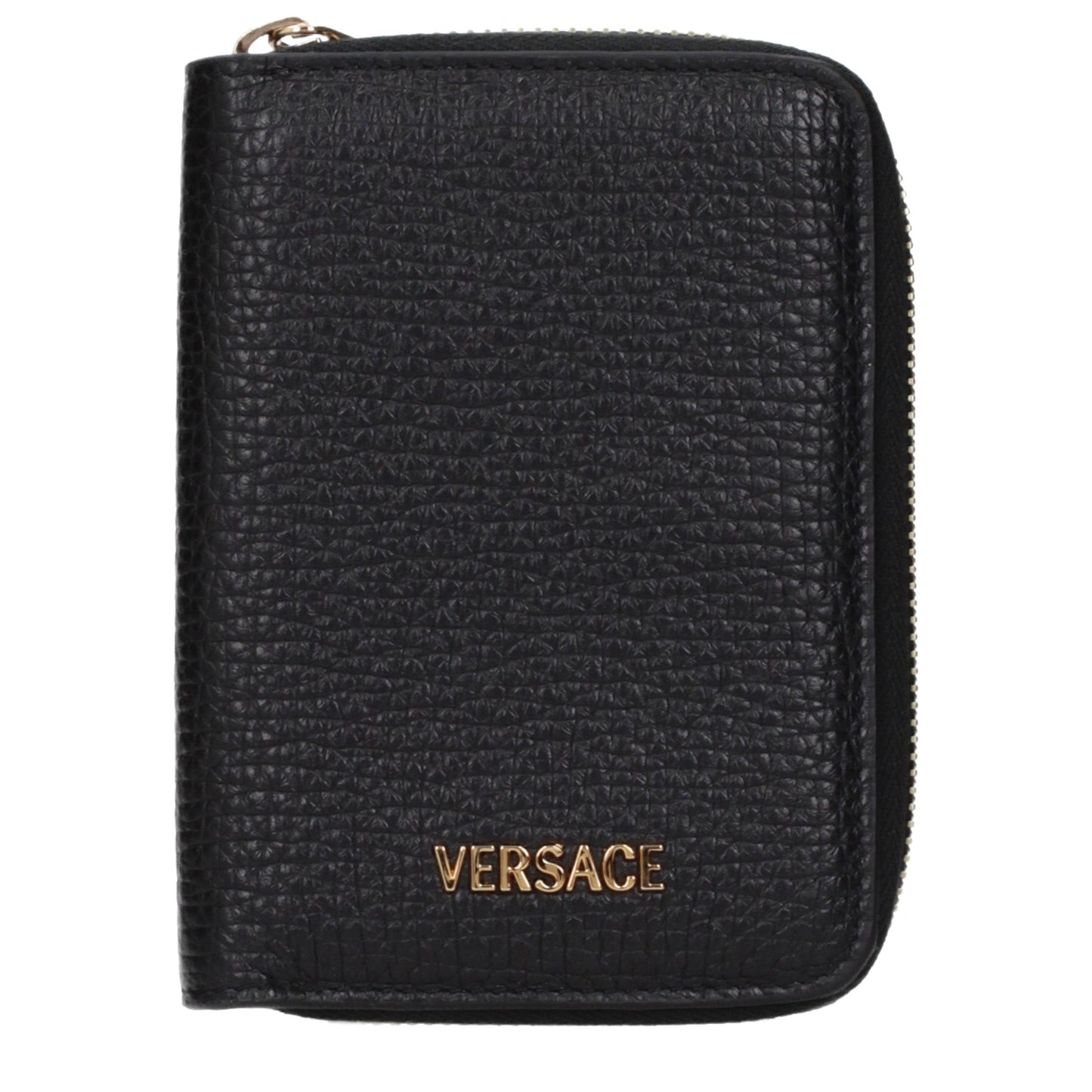 Versace Black Leather Wallet
