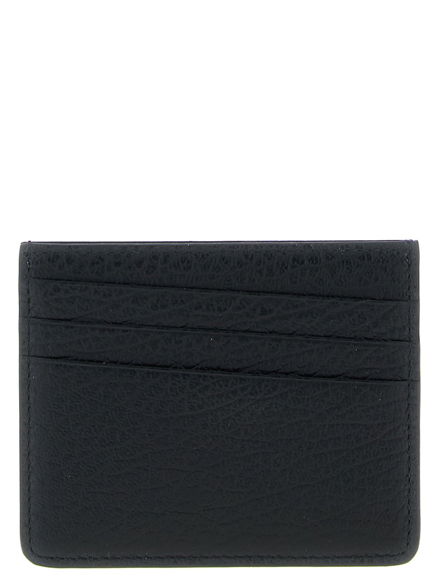 Cardholder Card Case by Maison Margiela for men in calfskin leather black features an meticulous design, elegantly showcasing the refined Calfskin Leather Cardholder Card Case aesthetic while integrating sophisticated card-organization compact-design.