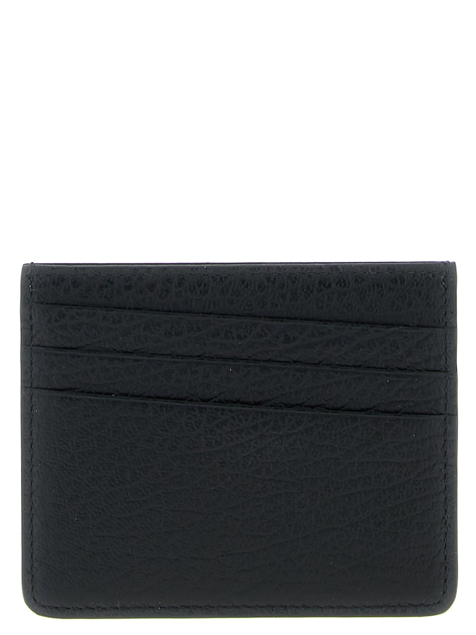 Cardholder Card Case by Maison Margiela for men in calfskin leather black features an meticulous design, elegantly showcasing the refined Calfskin Leather Cardholder Card Case aesthetic while integrating sophisticated card-organization compact-design.