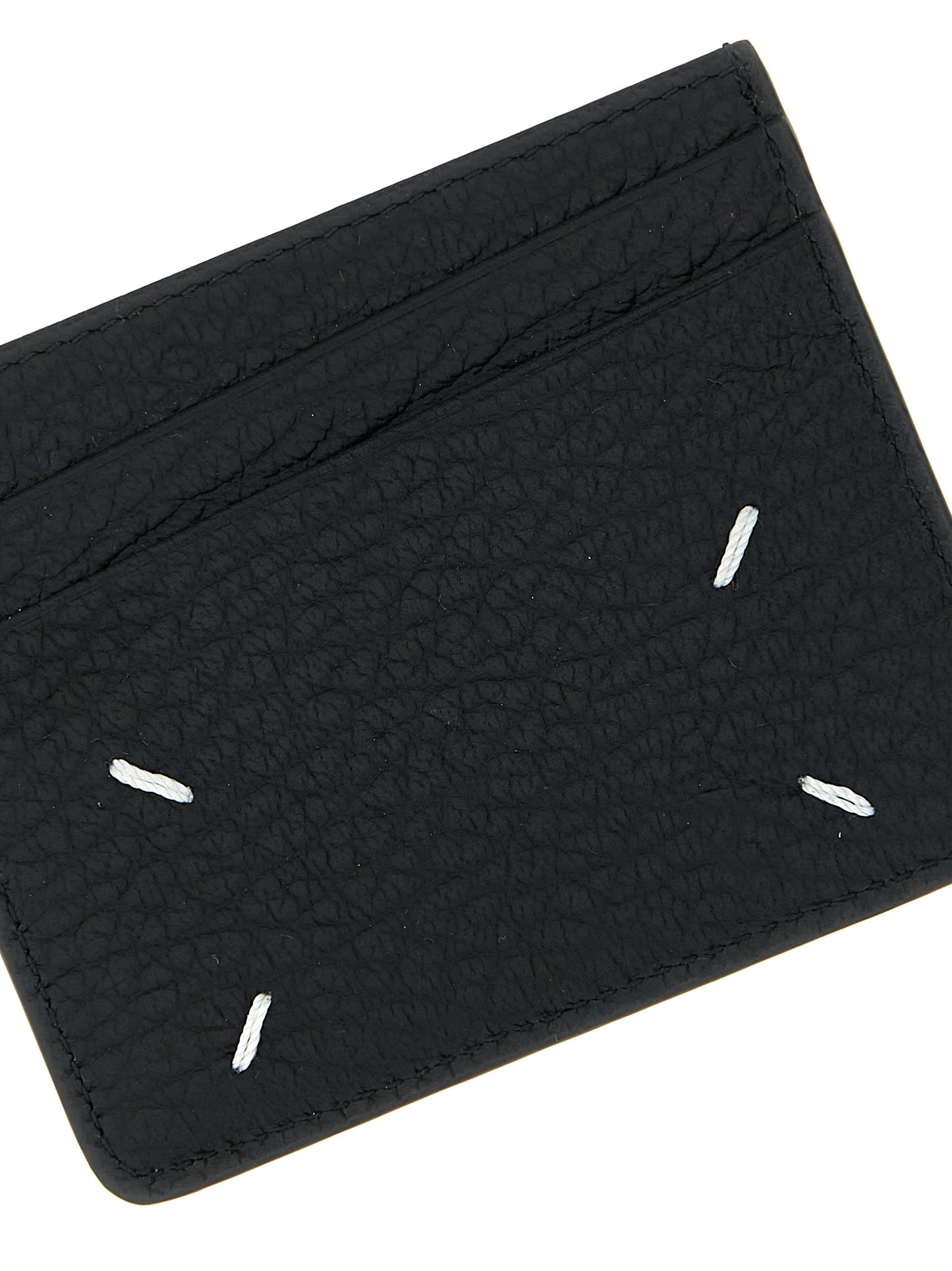 Cardholder Card Case by Maison Margiela for men in calfskin leather black features a refined silhouette, showcasing the elegant lines of the Calfskin Leather Cardholder Card Case alongside premium card-organization compact-design for a refined finish.