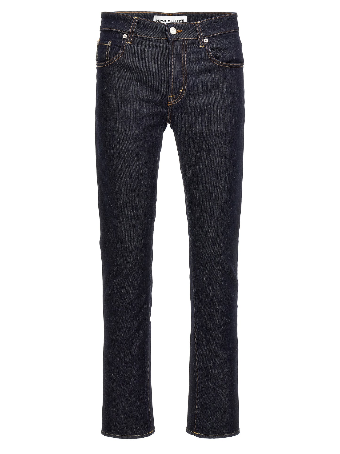 Jeans by Department 5 for men in stretch denim cotton blue features an sartorial and long with a cut for a sartorial finish.