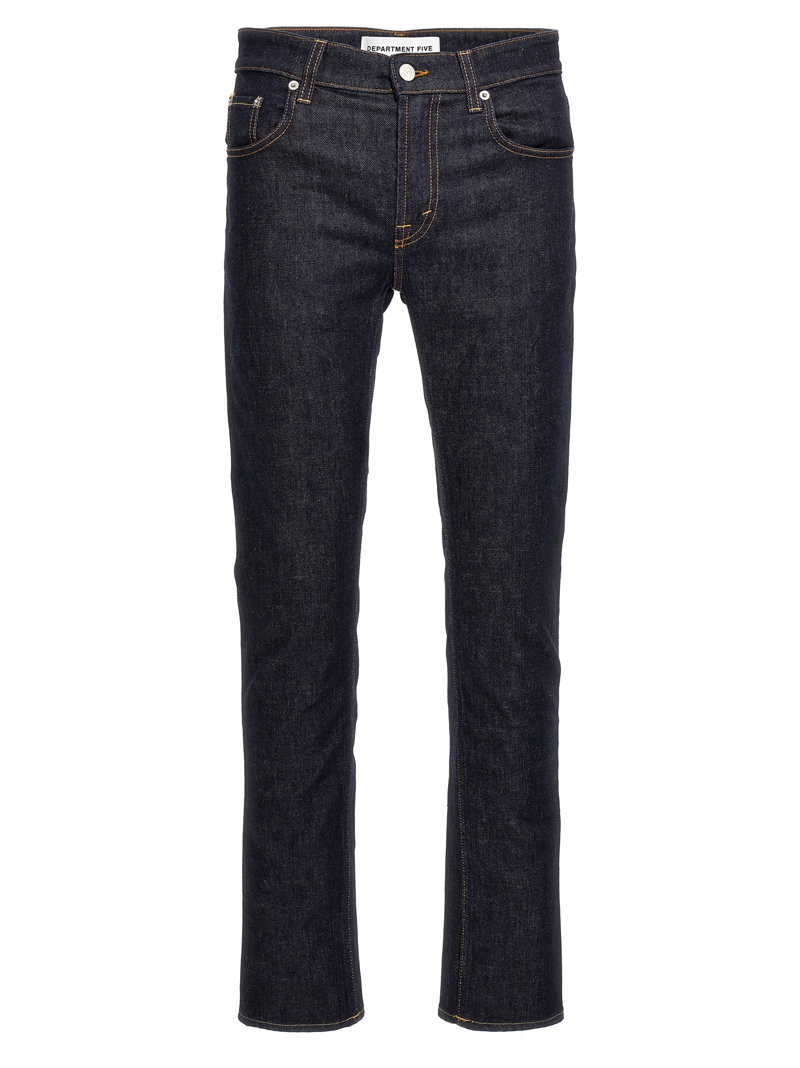 Jeans by Department 5 for men in stretch denim cotton blue features an sartorial and long with a cut for a sartorial finish.