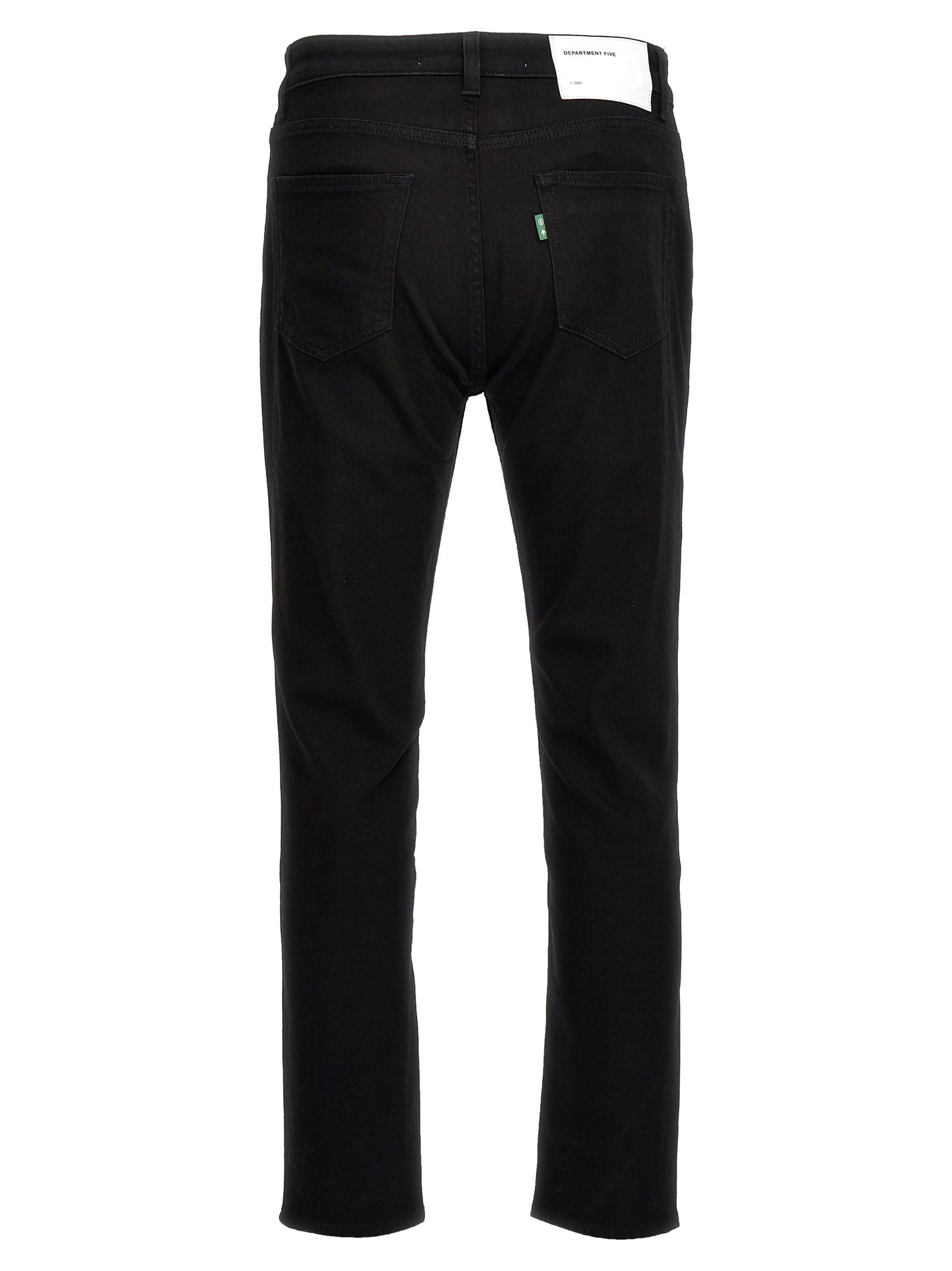 Jeans by Department 5 for men in stretch denim cotton black features an refined tailoring silhouette, showcasing a premium skinny with a and long cut for a refined tailoring look.