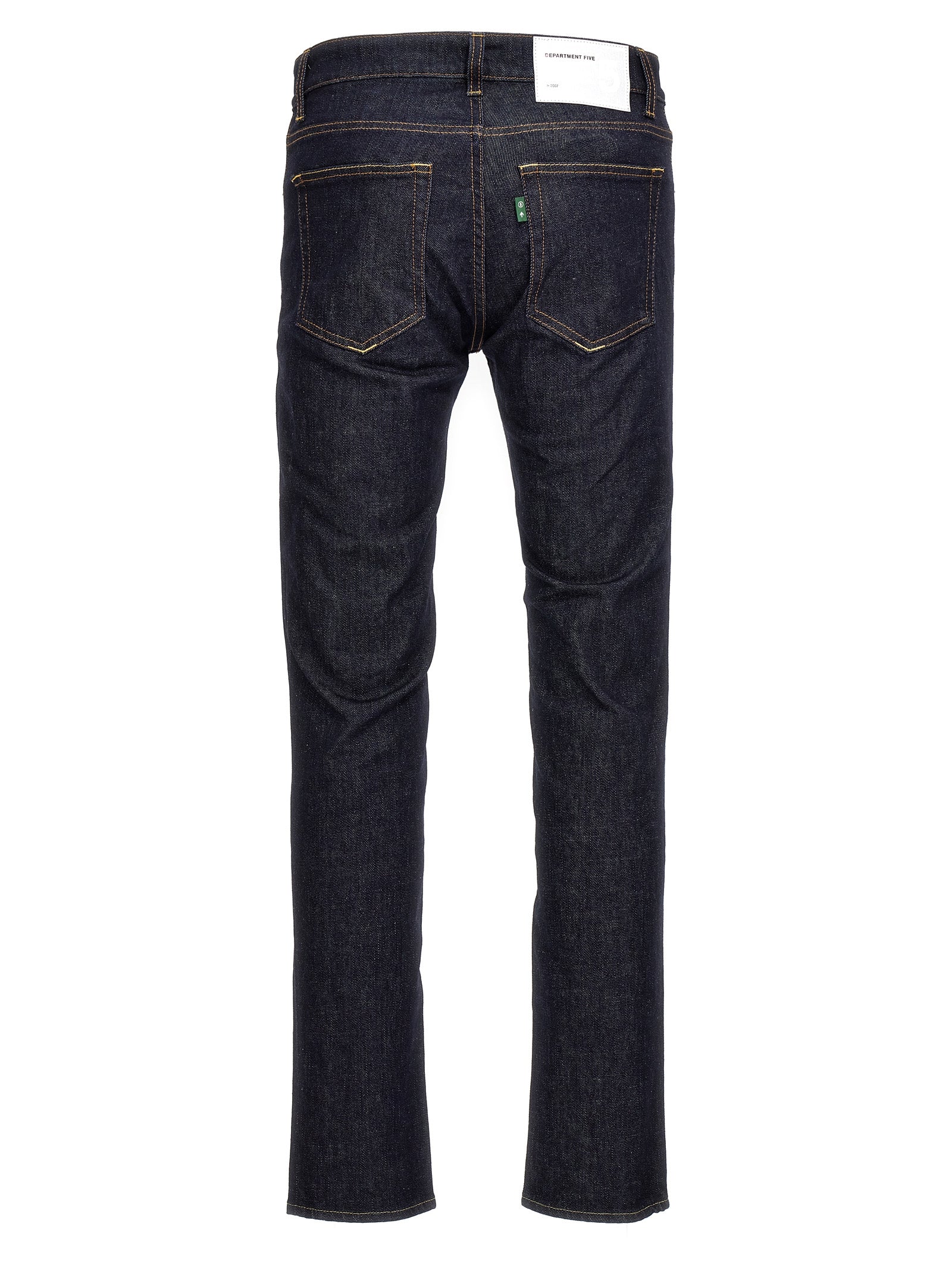 Jeans by Department 5 for men in stretch denim cotton blue features a polished silhouette with a polished , reaching a polished long and finished with a polished .