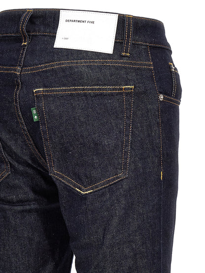 Jeans by Department 5 for men in stretch denim cotton blue features an sophisticated and with a precise long, creating a sophisticated and sophisticated silhouette.