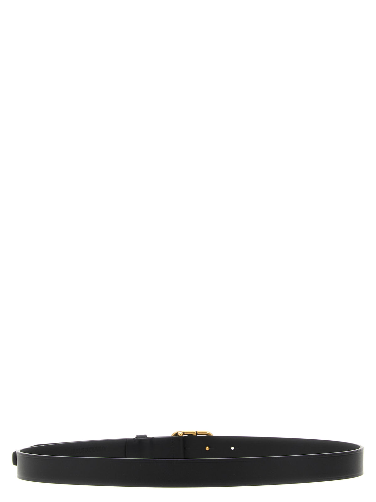Balenciaga Black Calfskin Thin Belt
