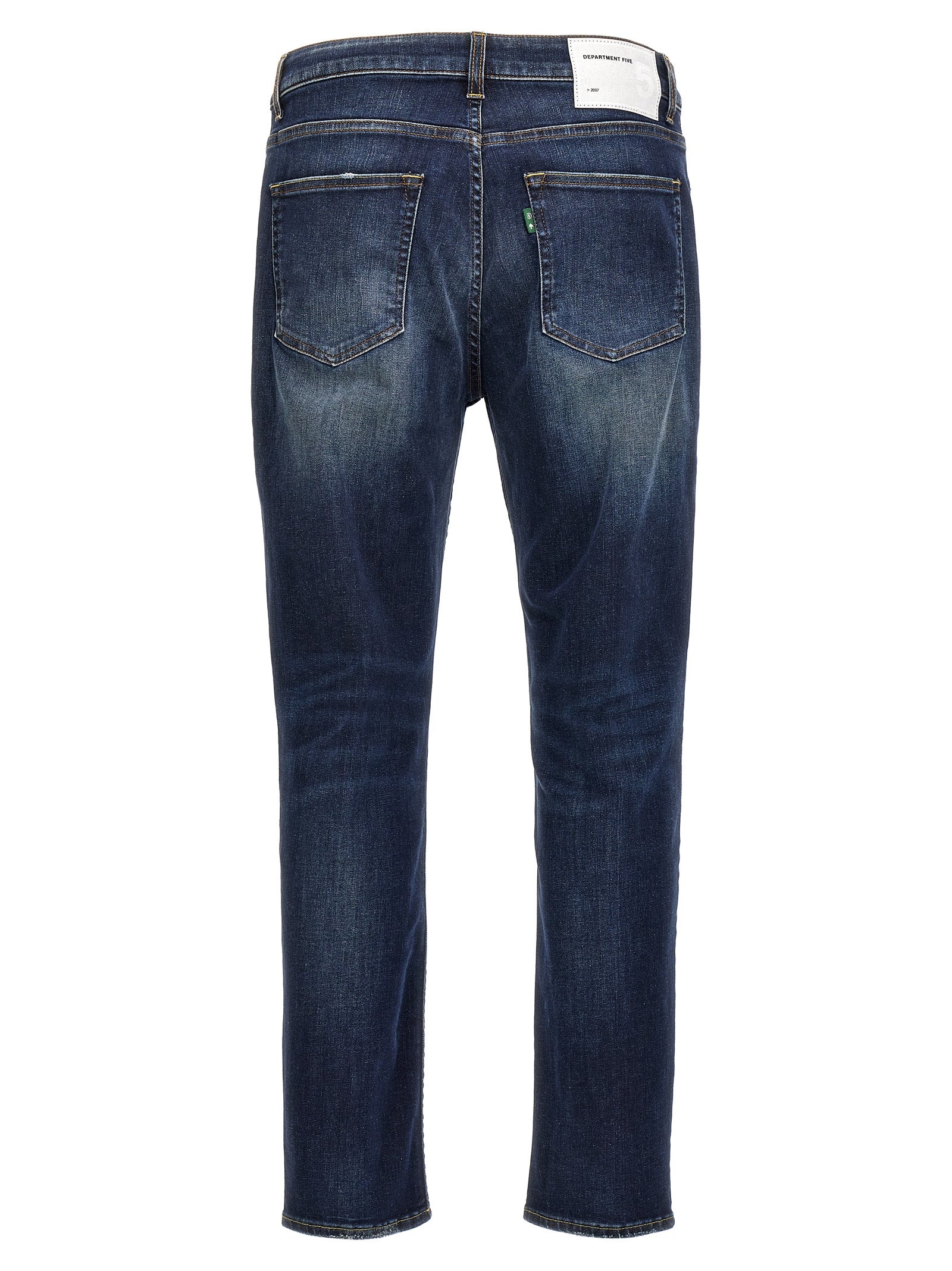 Jeans by Department 5 for men in stretch denim cotton blue features a refined silhouette with a refined , defined by a and a refined long for a refined finish.