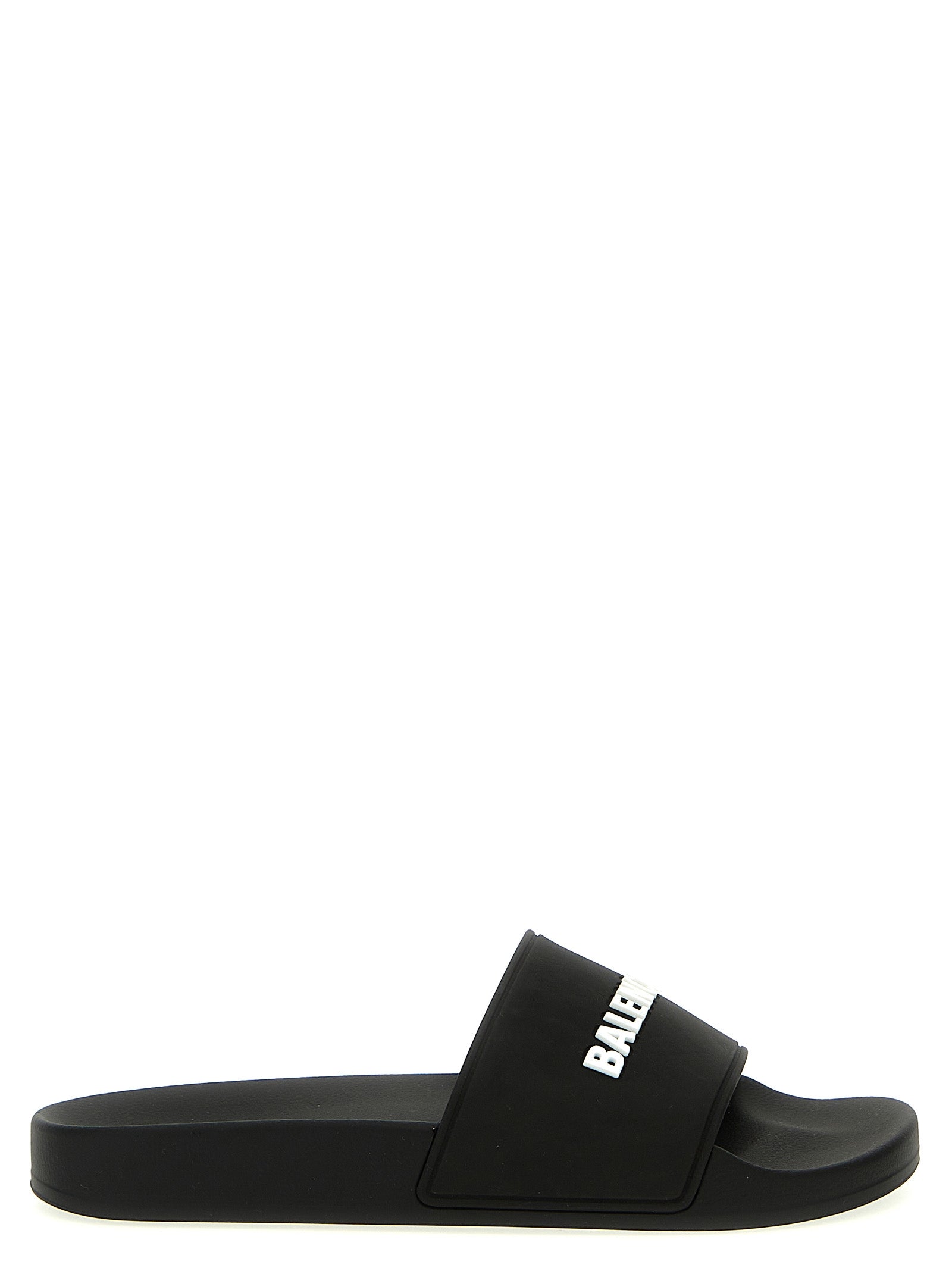 Sliders Sandals Flat Shoes by Balenciaga for women in thermoplastic polyurethane bicolour, black & white showcases a enchanting silhouette as part of the Women's Thermoplastic Polyurethane Sliders Sandals Flat Shoes collection, defined by a enchanting and for a enchanting look.