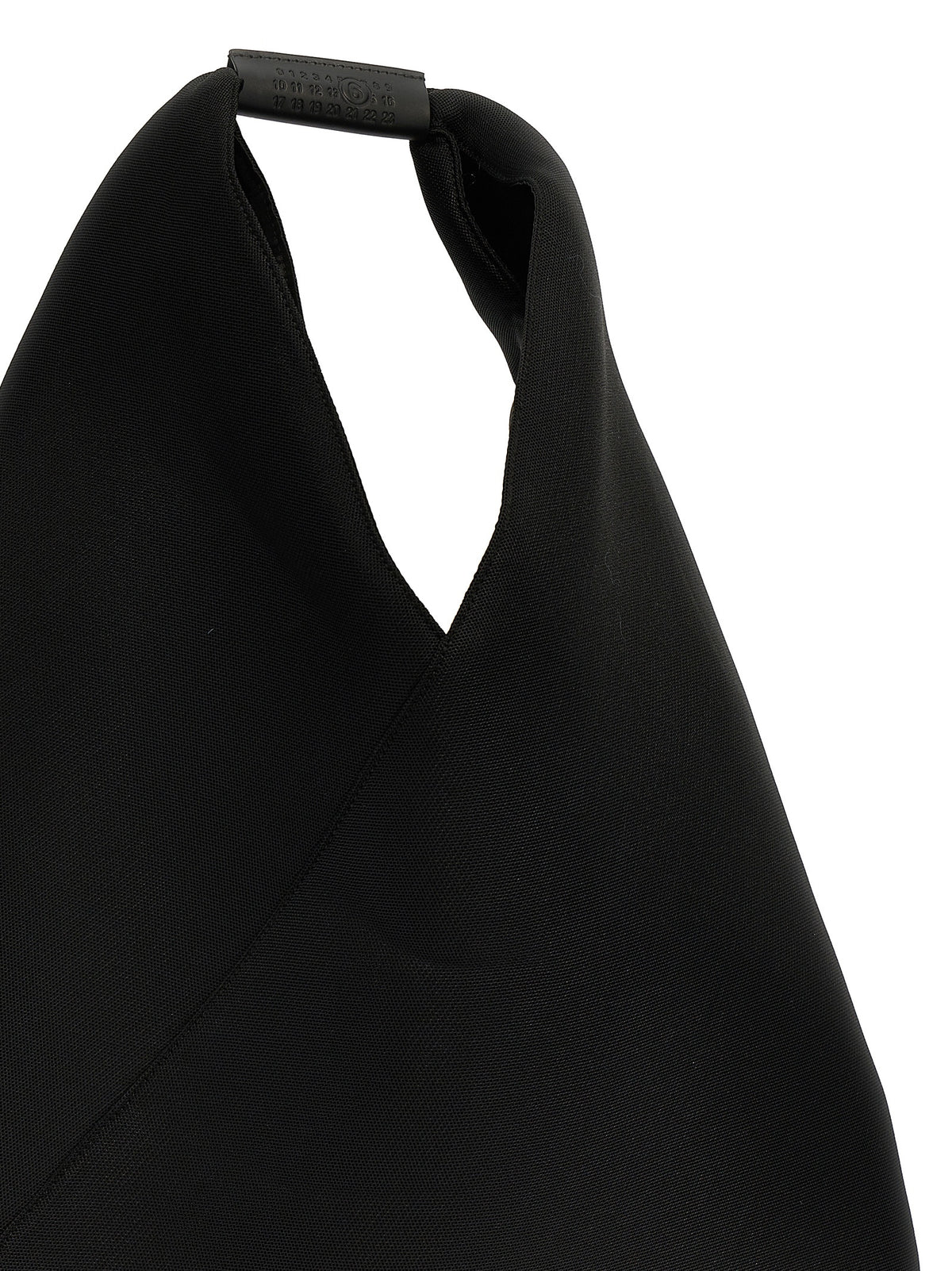 Shoulder Bag by MM6 Maison Margiela for women in polyester black & signature features a distinguished silhouette, showcasing a secure and distinguished with versatile shoulder-strap for a distinguished finish.