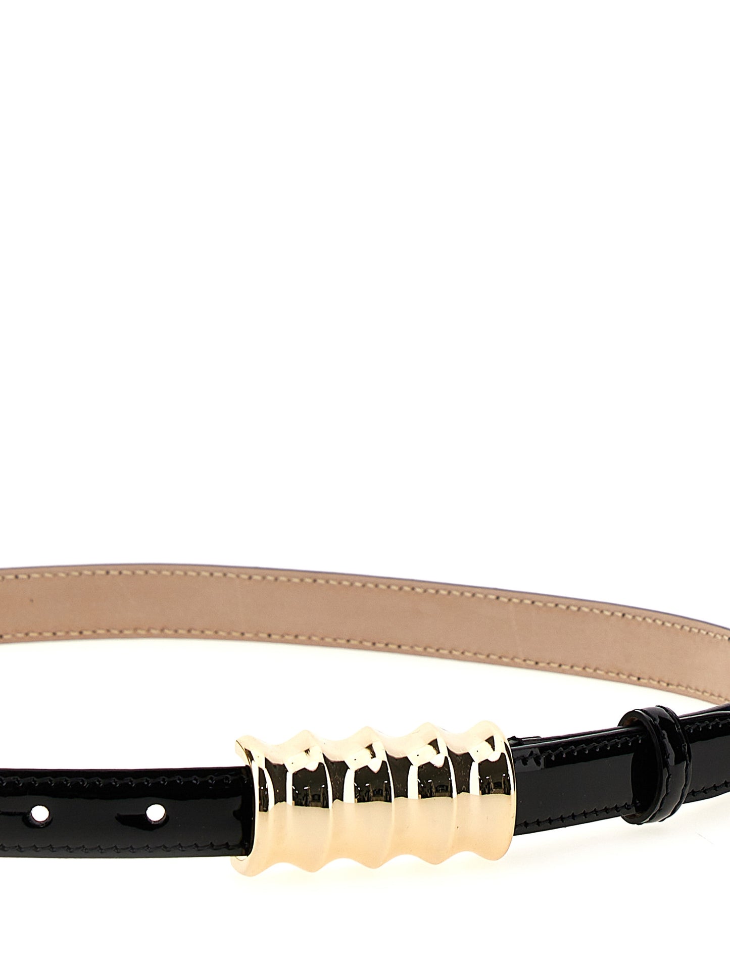 Khaite Calfskin Leather Belt - Black