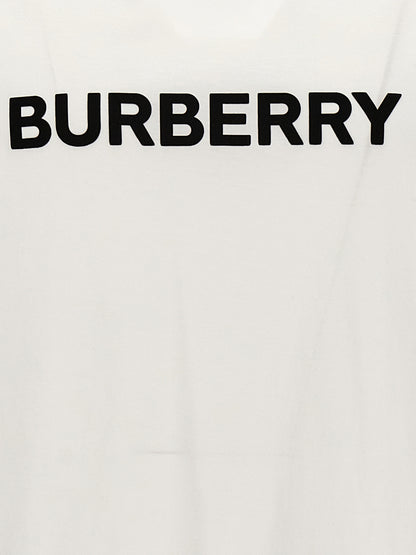 T-Shirt by Burberry for men in cotton white showcases a chic silhouette, artfully detailed with a chic and for a chic finish.