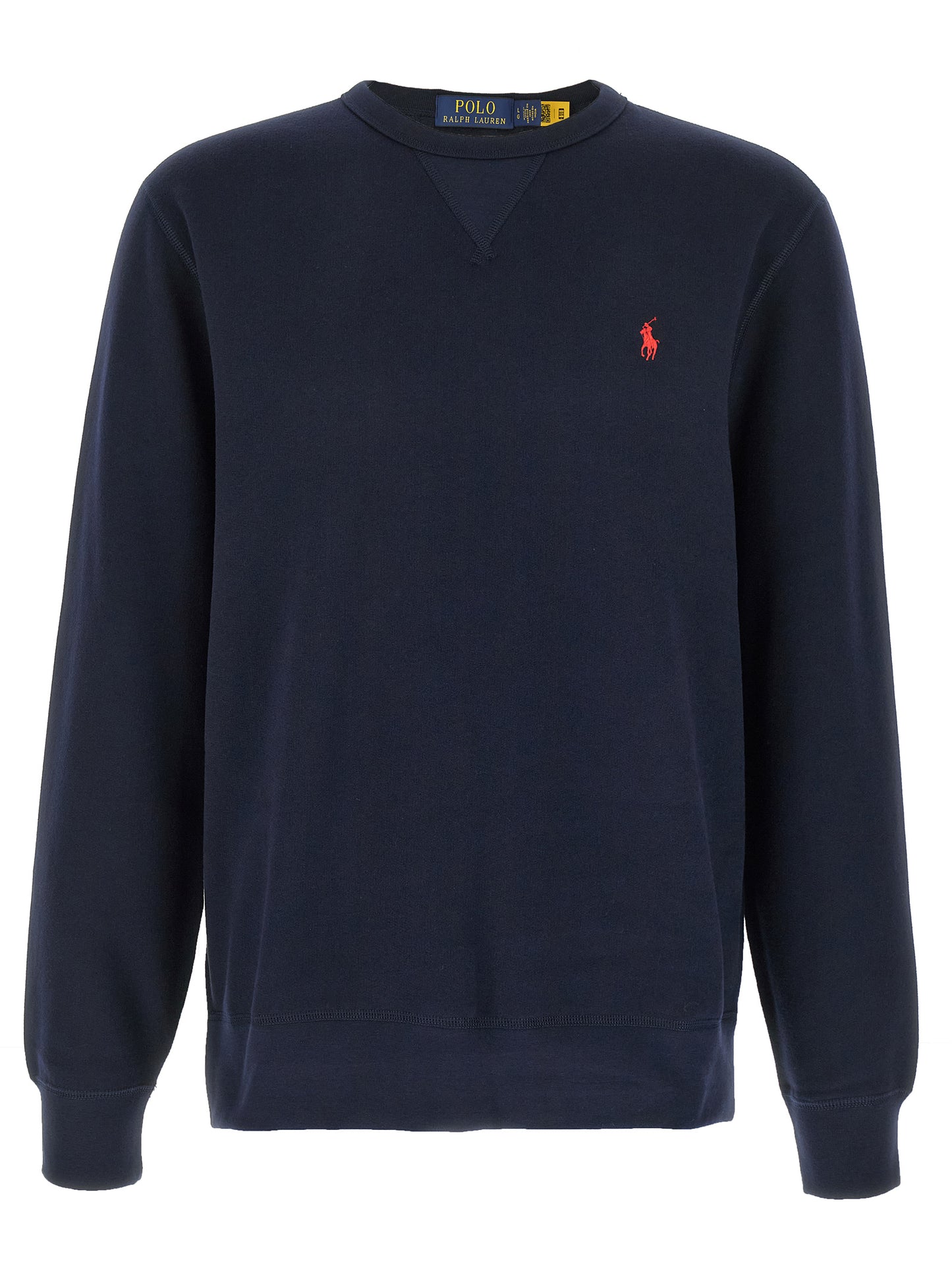 Sweatshirt by Polo Ralph Lauren for men in cotton polyester blue presents a smart casual silhouette, featuring a smart casual crew neckline and for a sophisticated look.