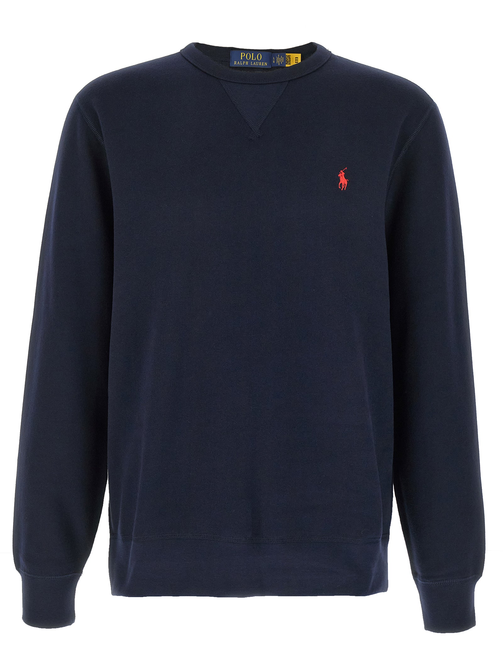 Sweatshirt by Polo Ralph Lauren for men in cotton polyester blue presents a smart casual silhouette, featuring a smart casual crew neckline and for a sophisticated look.