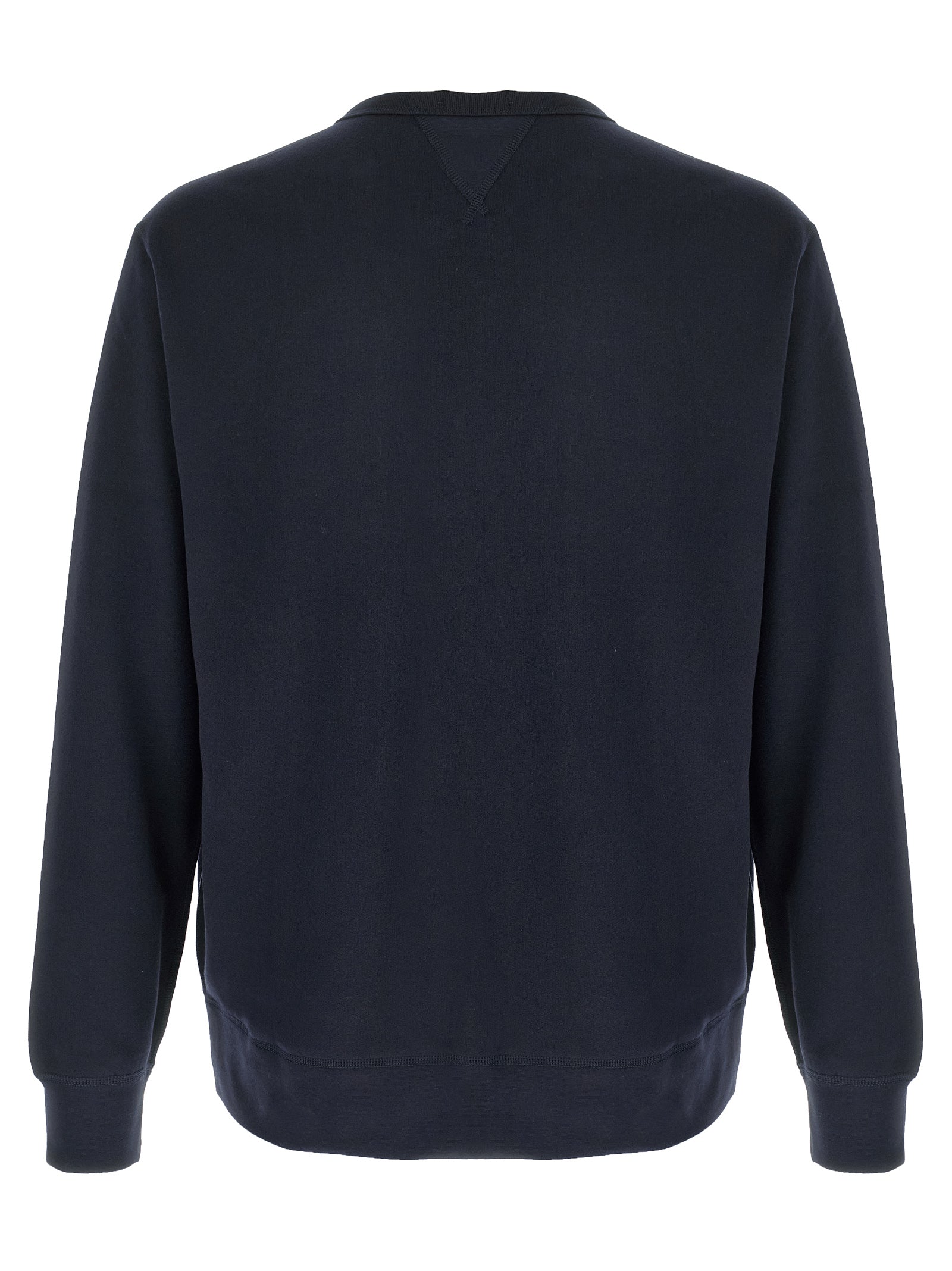 Sweatshirt by Polo Ralph Lauren for men in cotton polyester blue showcases a slouchy chic silhouette, artfully detailed with a slouchy chic crew neckline and for a slouchy chic finish.