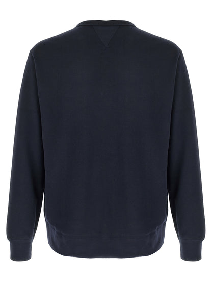 Sweatshirt by Polo Ralph Lauren for men in cotton polyester blue showcases a slouchy chic silhouette, artfully detailed with a slouchy chic crew neckline and for a slouchy chic finish.
