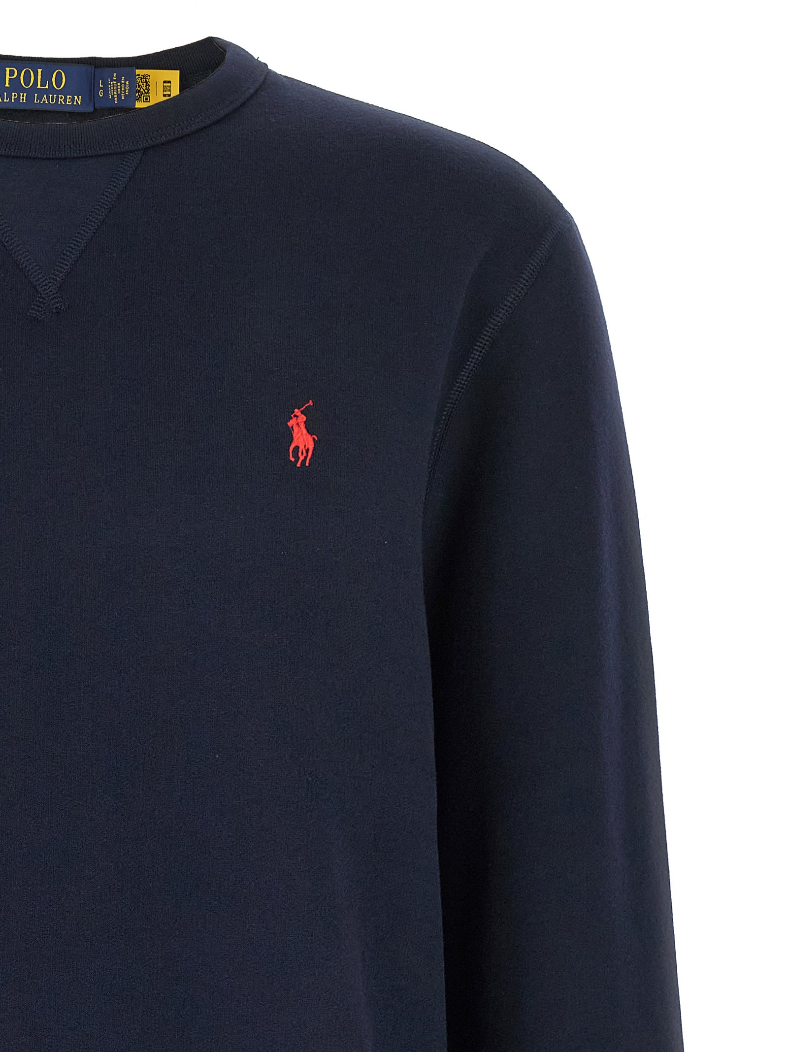 Sweatshirt by Polo Ralph Lauren for men in cotton polyester blue features an exquisite silhouette, showcasing and details for a exquisite look.
