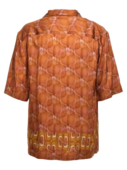 Shirt by Dries Van Noten for men in viscose multicolor & patterned features an polished silhouette, showcasing a sophisticated and detail for a truly polished finish.