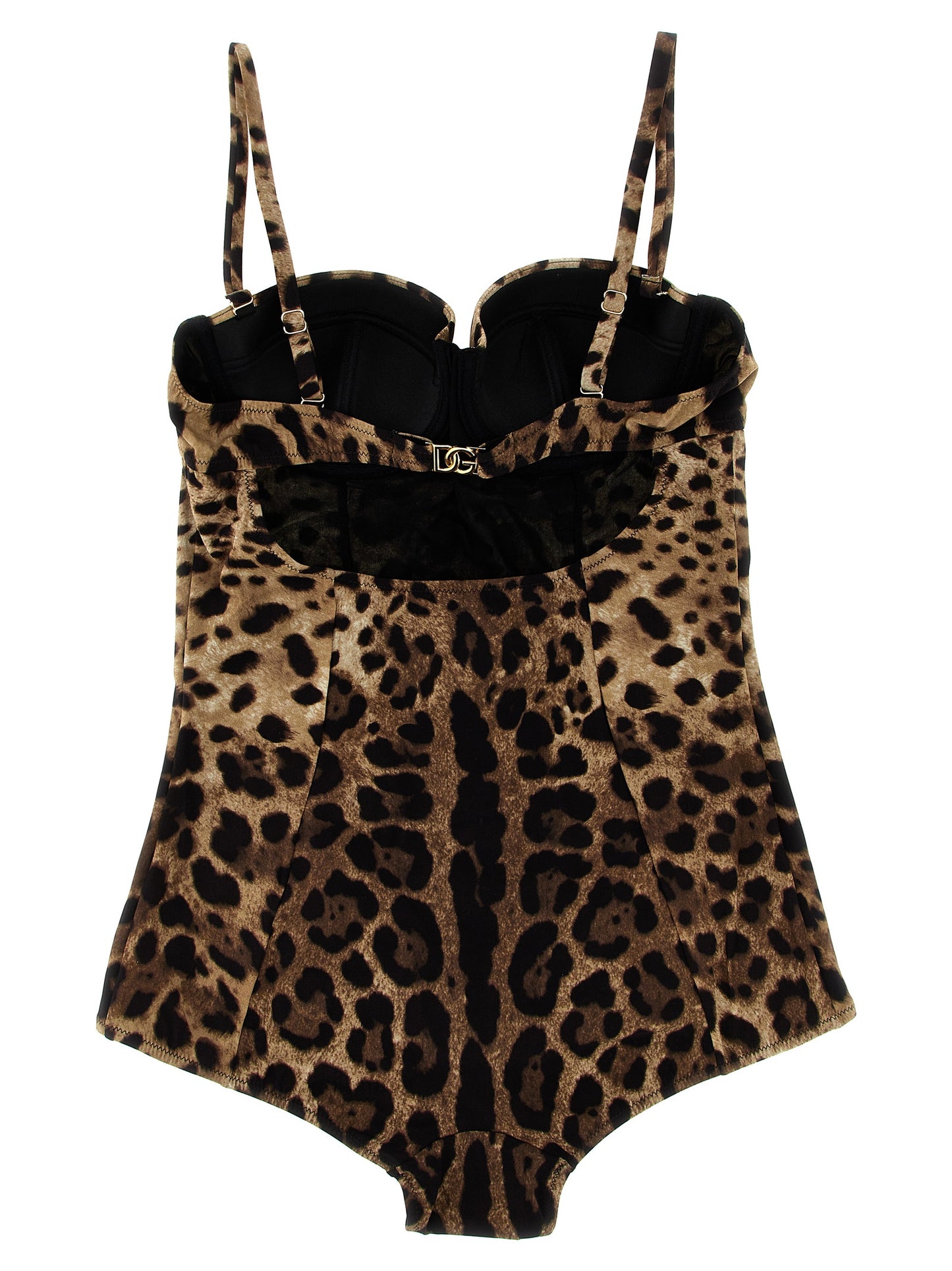 One-Piece Swimsuit by Dolce & Gabbana for women in stretch polyamide brown & print features a exquisite silhouette, showcasing the exquisite design of this Women's Stretch Polyamide One-Piece Swimsuit with a exquisite fit and cut.