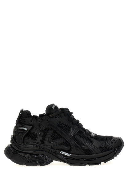 Athletic Sneakers by Balenciaga for men in polyester & polyurethane gradient & black showcases an impeccable silhouette, defined by an impeccable athletic style design that perfectly captures the essence of the Men's Athletic Polyester & Polyurethane Sneakers.