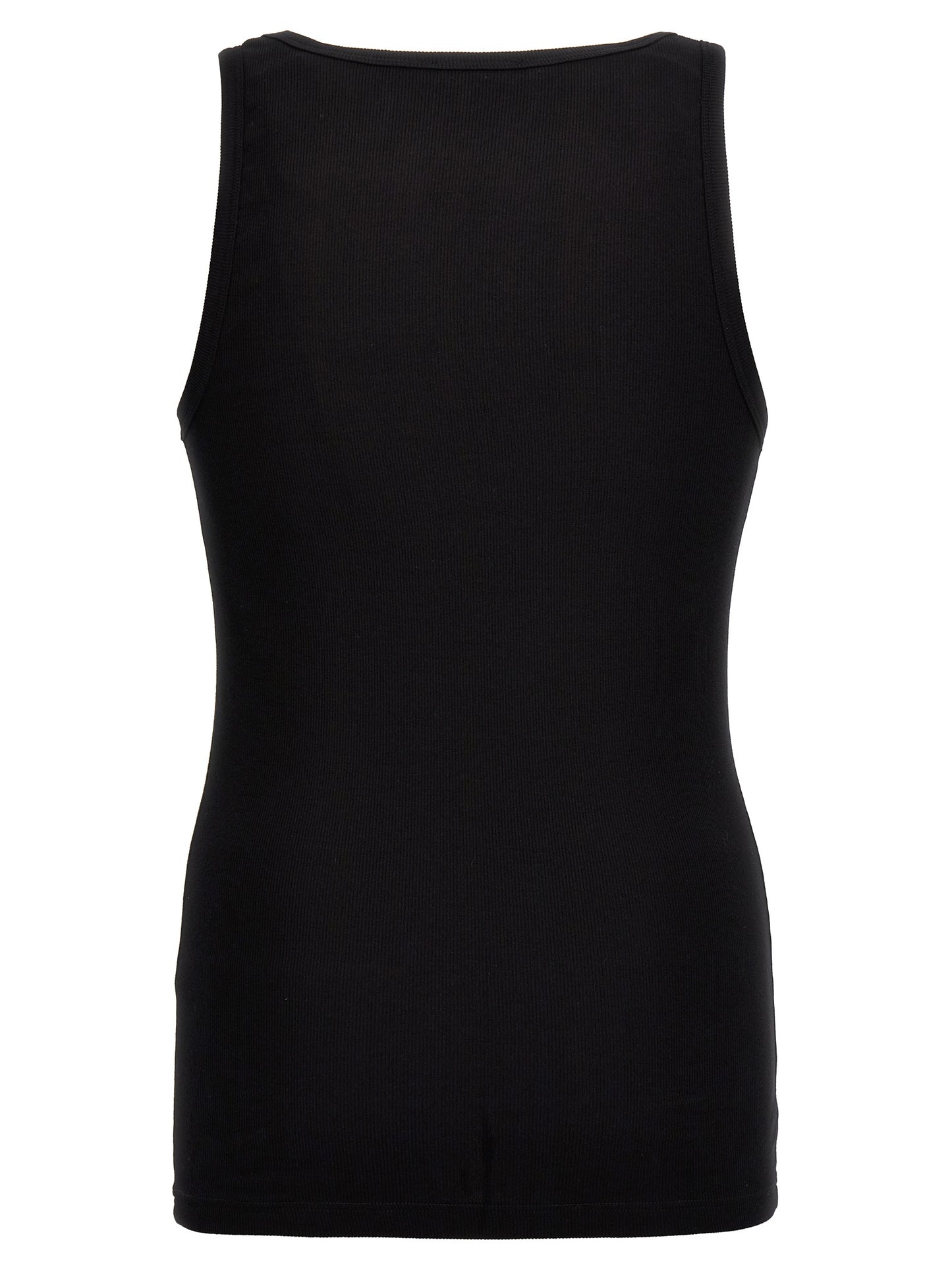 Tank Top by Versace for men in stretch cotton black & signature showcases a sumptuous silhouette, artfully detailed with a sumptuous round neckline and for a truly sumptuous finish.