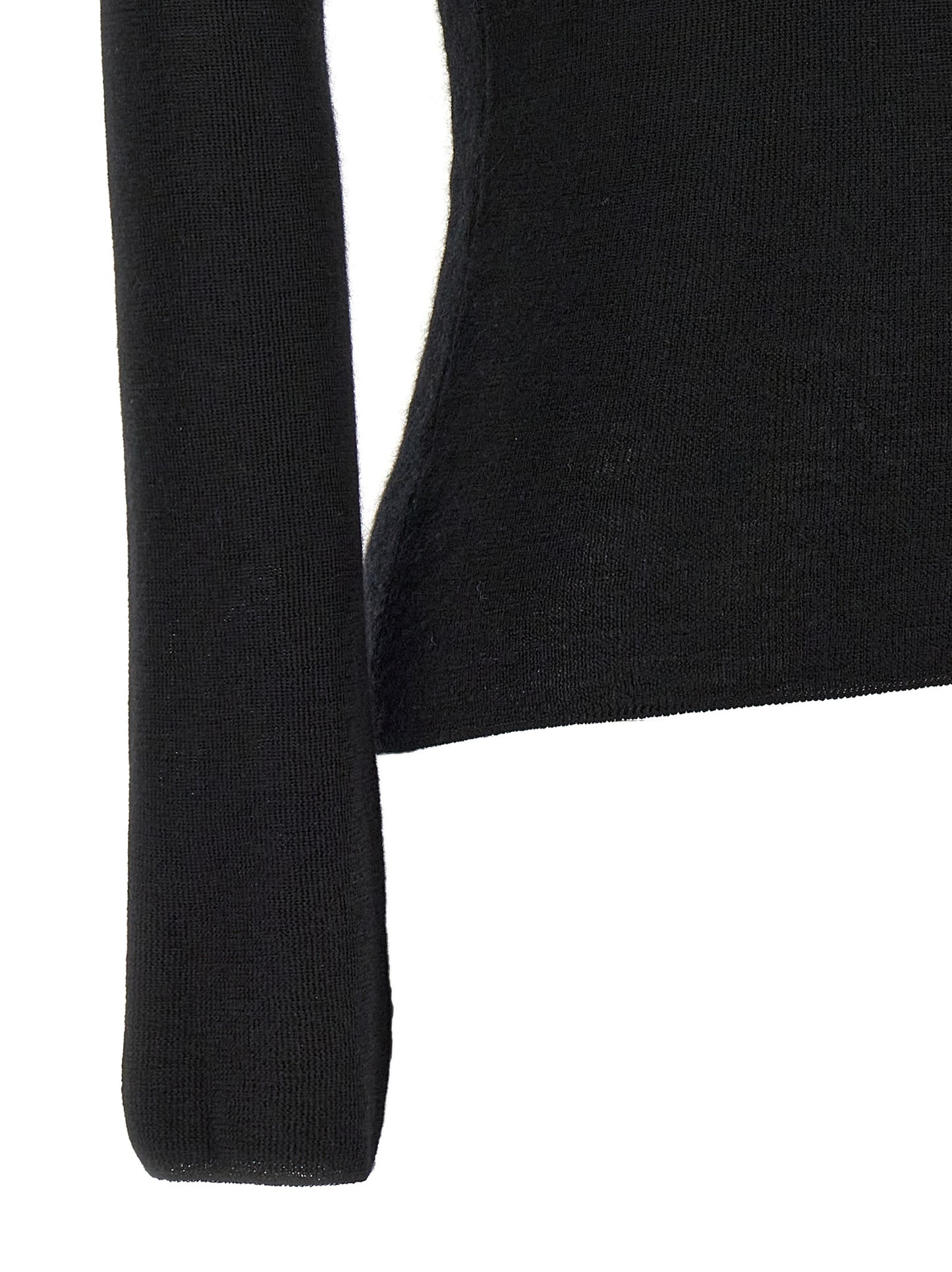 Cardigan by Tom Ford for women in cashmere silk black features an crisp silhouette, showcasing a sophisticated and detail for a truly crisp finish.
